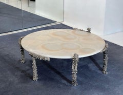 Fisherman White Onyx Table by Panorammma