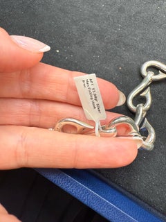 Fishhook-Armband Silber