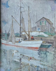 "Fishing Boat at the Dock" by Kate Montague Hall