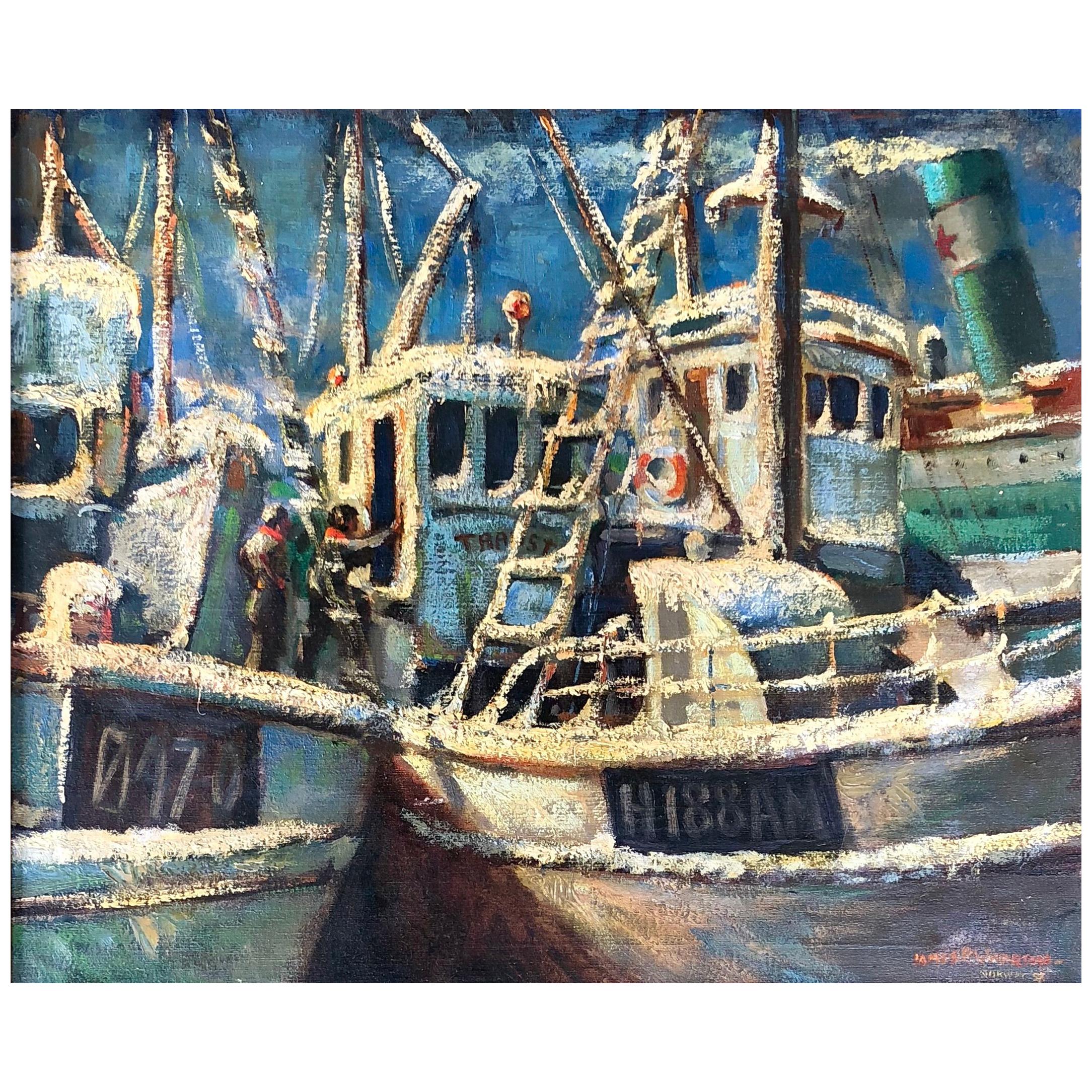 "Fishing Boats in Norway" by James P Wharton