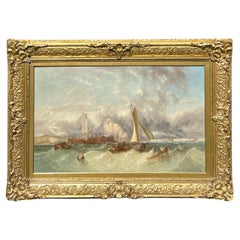 "Fishing Boats in Tempestuous Seas" by William Henry Williamson