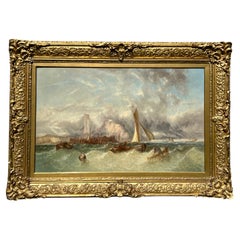 "Fishing Boats in Tempestuous Seas" by William Henry Williamson