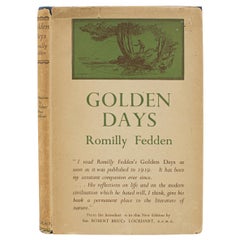 Used Fishing Book, Golden Days by Romilly Fedden