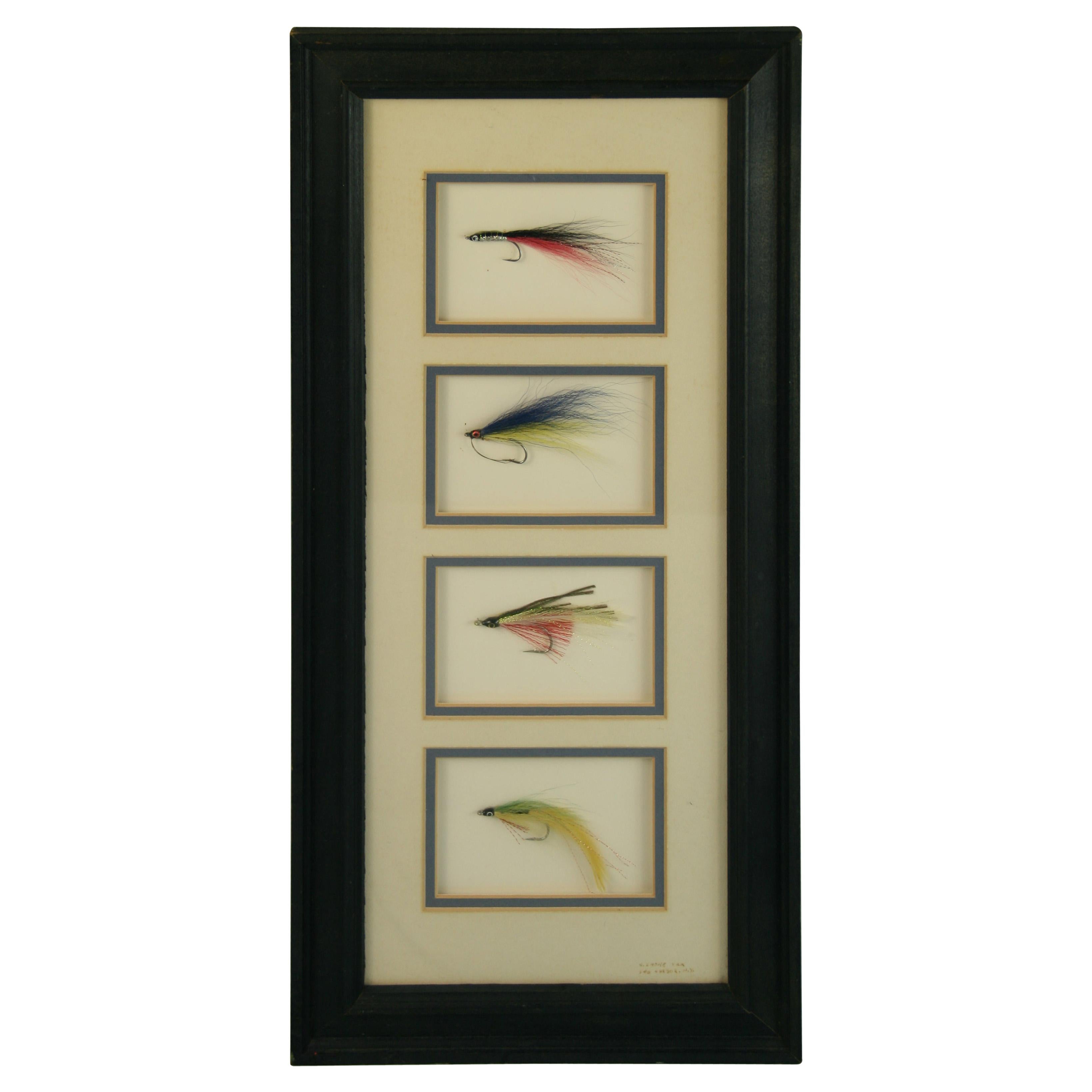 Fly Fishing Lures Diorama Wall Decoration