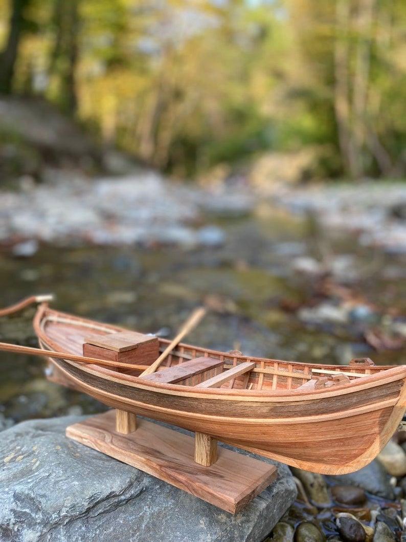 Fishing-Modell-Fischboot, Museumsqualität (Handgefertigt) im Angebot