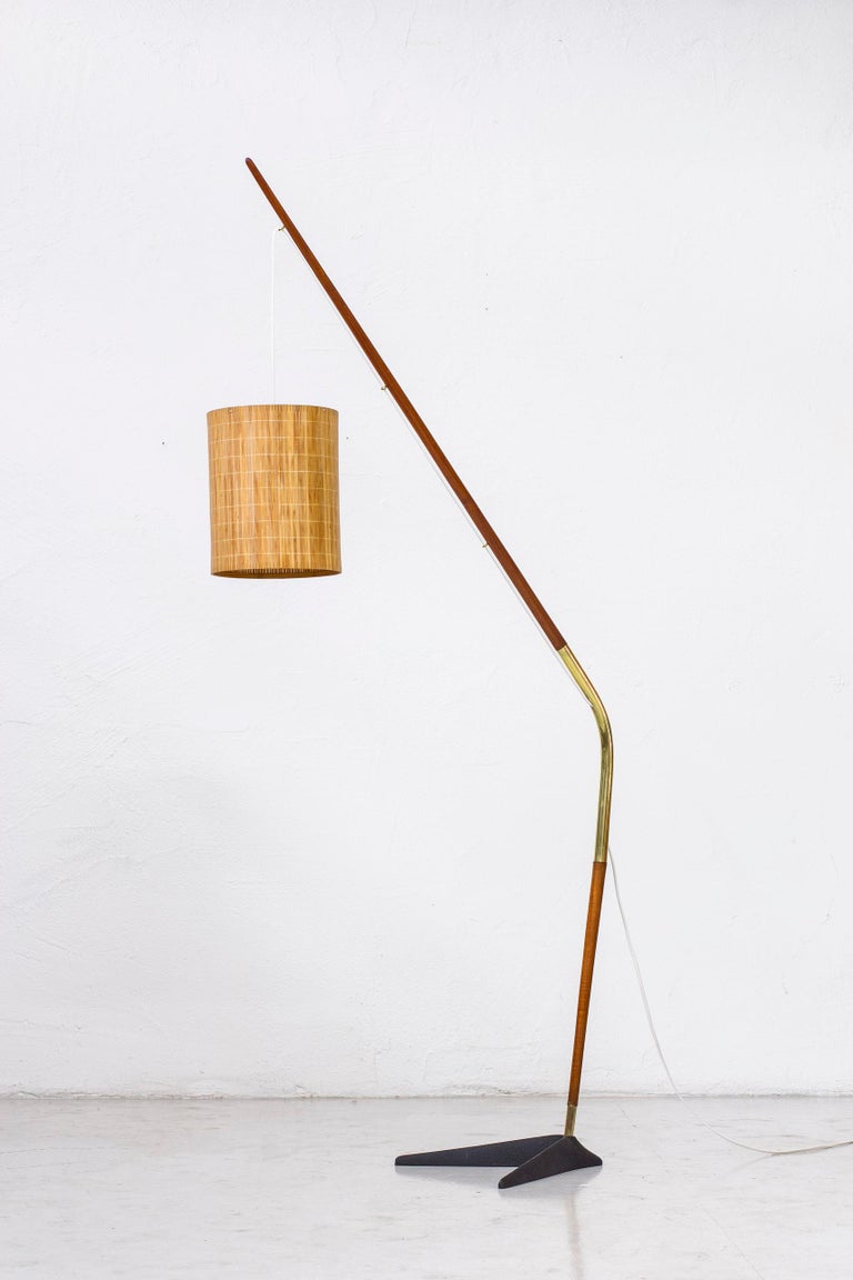 Fishing Pole Lamp by Svend Aage Holm Sørensen, Denmark, 1950s at 1stDibs