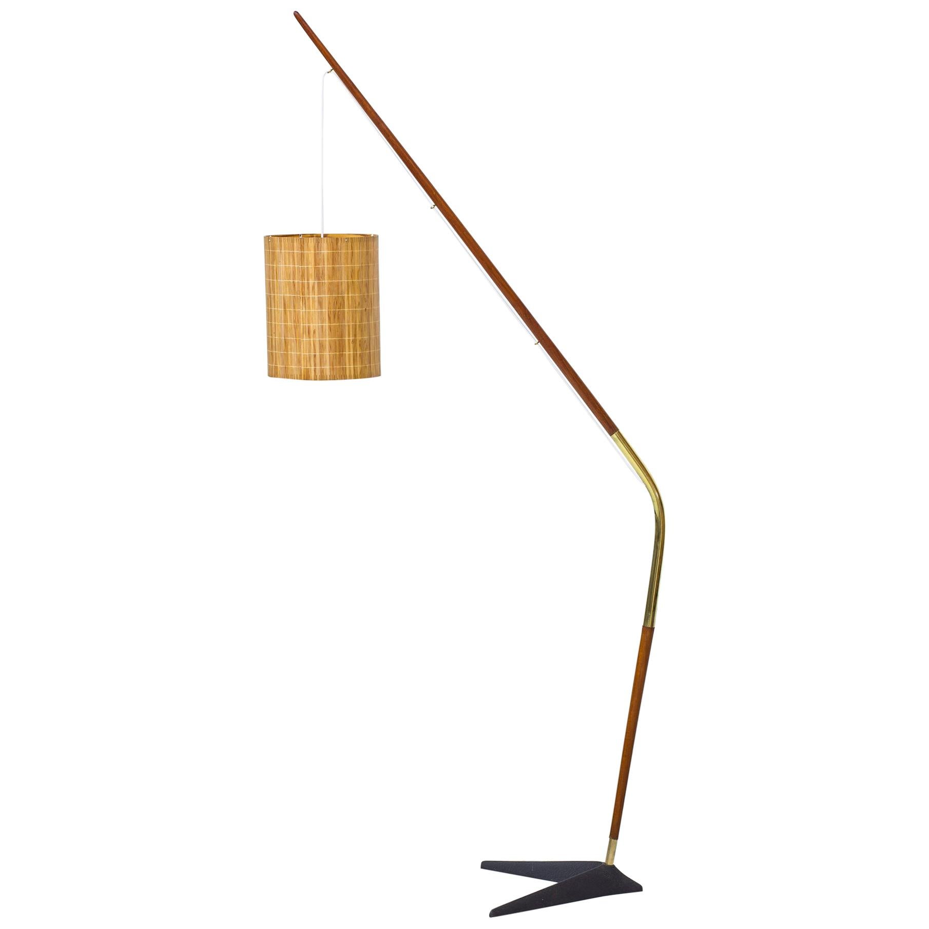 Fishing Pole Lamp by Svend Aage Holm Sørensen, Denmark, 1950s