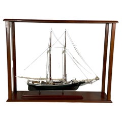 Used Fishing Schooner Model of "Mystic"