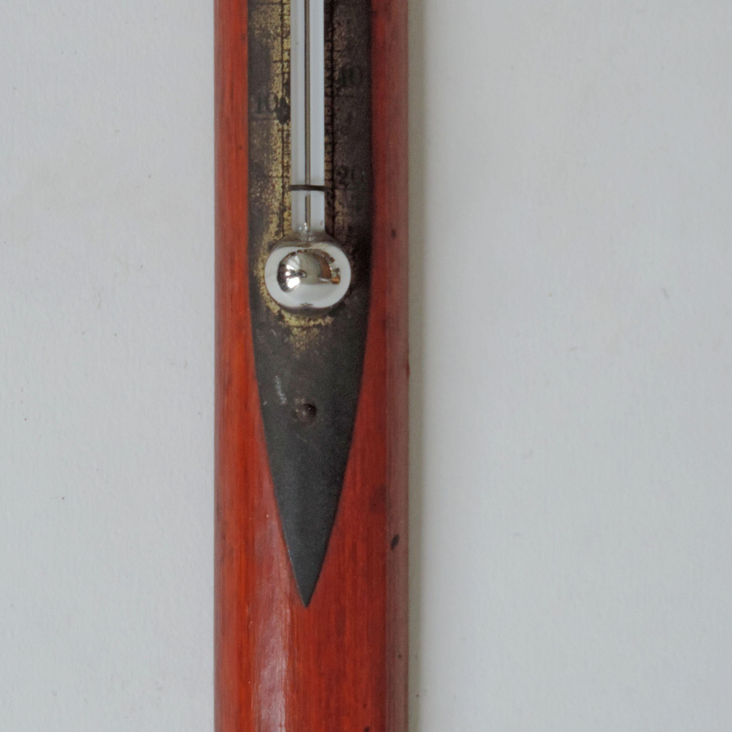 Fishing Spear Wall Thermometer, European, 1950s In Good Condition For Sale In Milan, IT