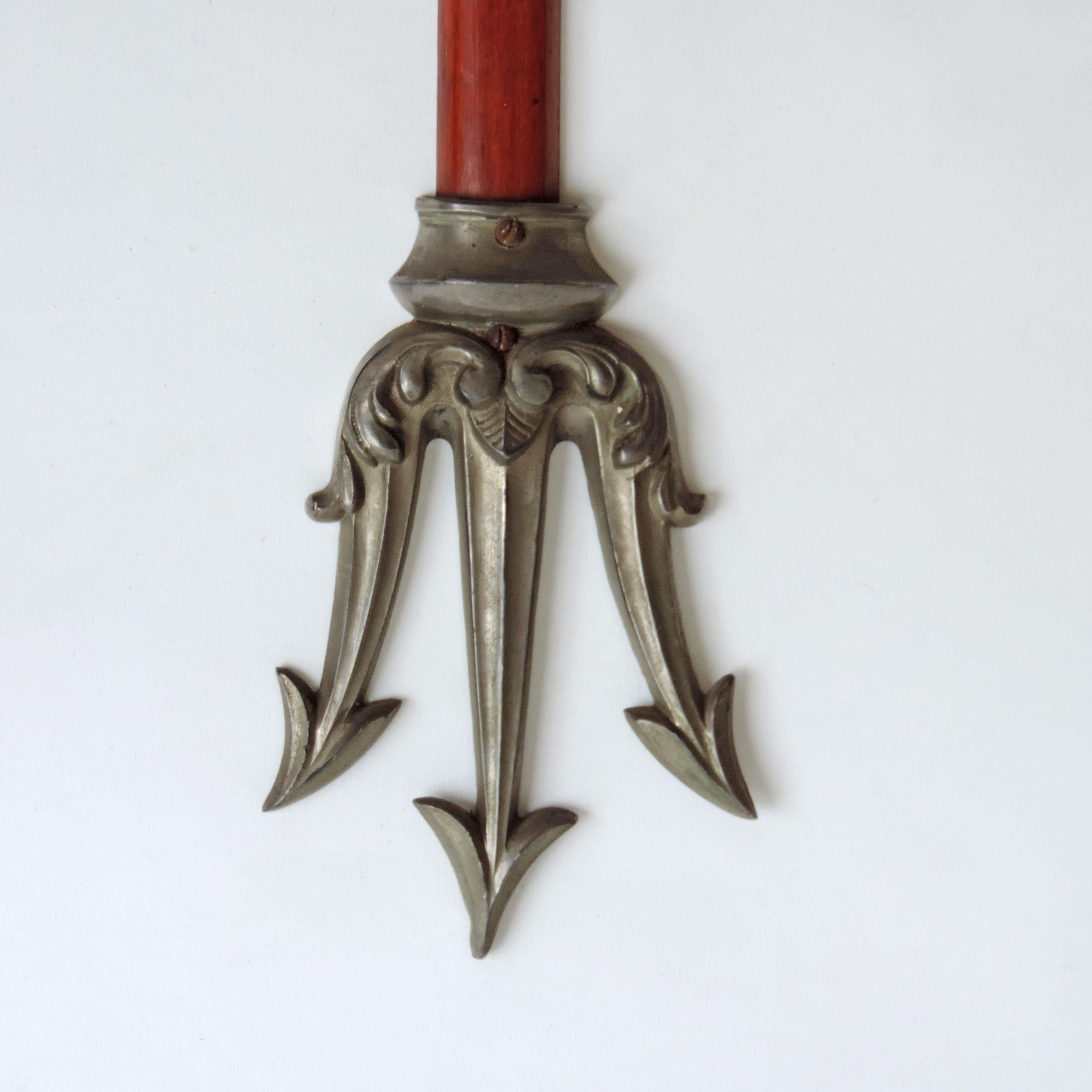 Fishing Spear Wall Thermometer, European, 1950s For Sale 1