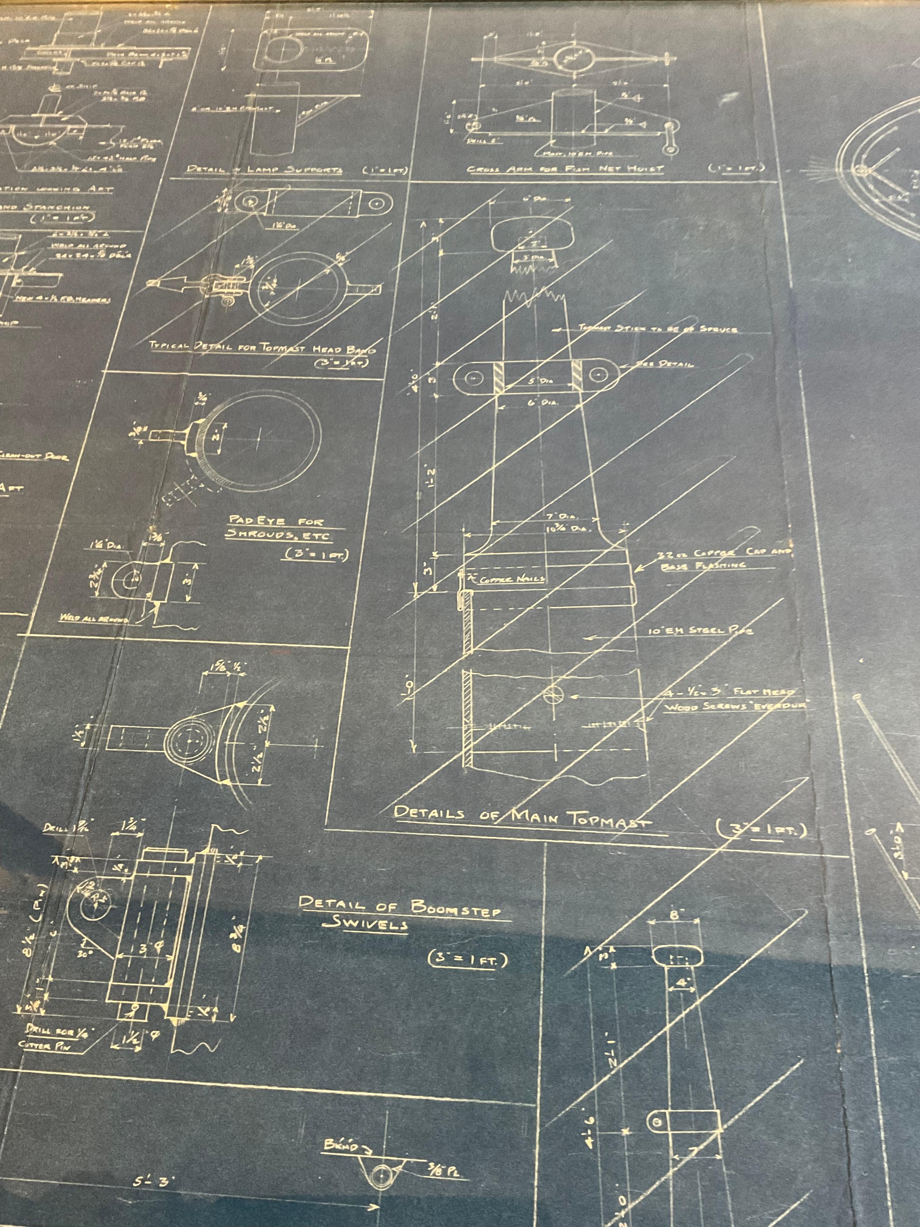Blueprint du chalutier de pêche en vente 7