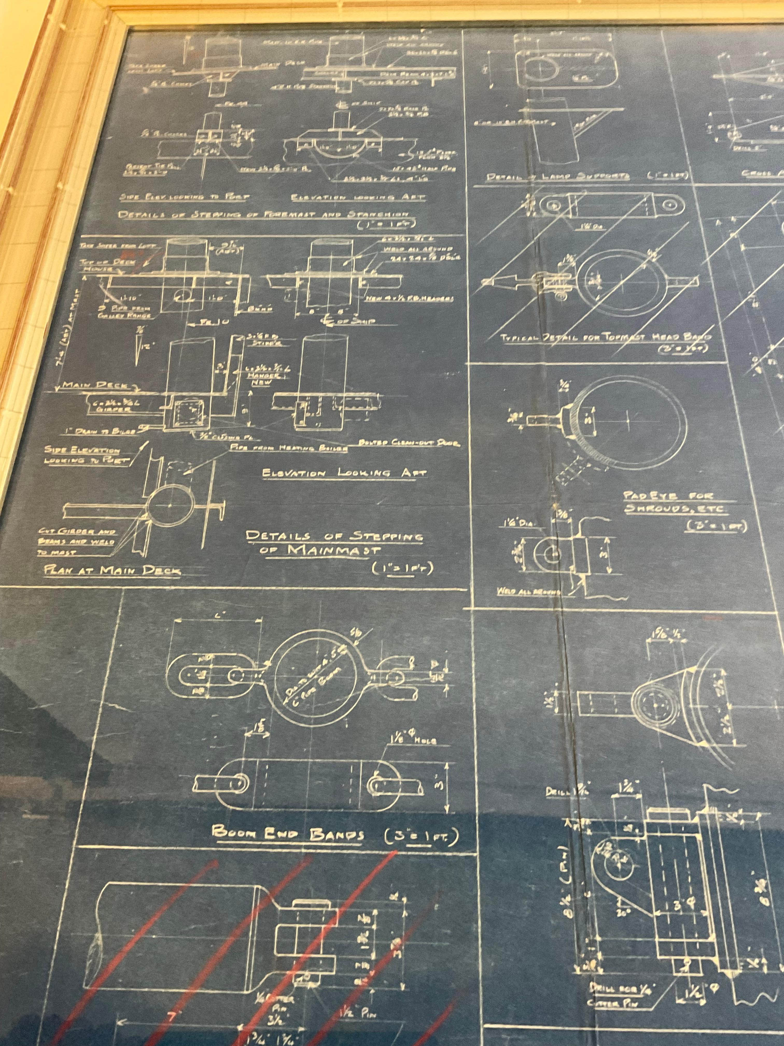 Blueprint du chalutier de pêche en vente 8