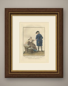 Fishwife asking an Extra Stuiver, Dutch Costume Print, 1811