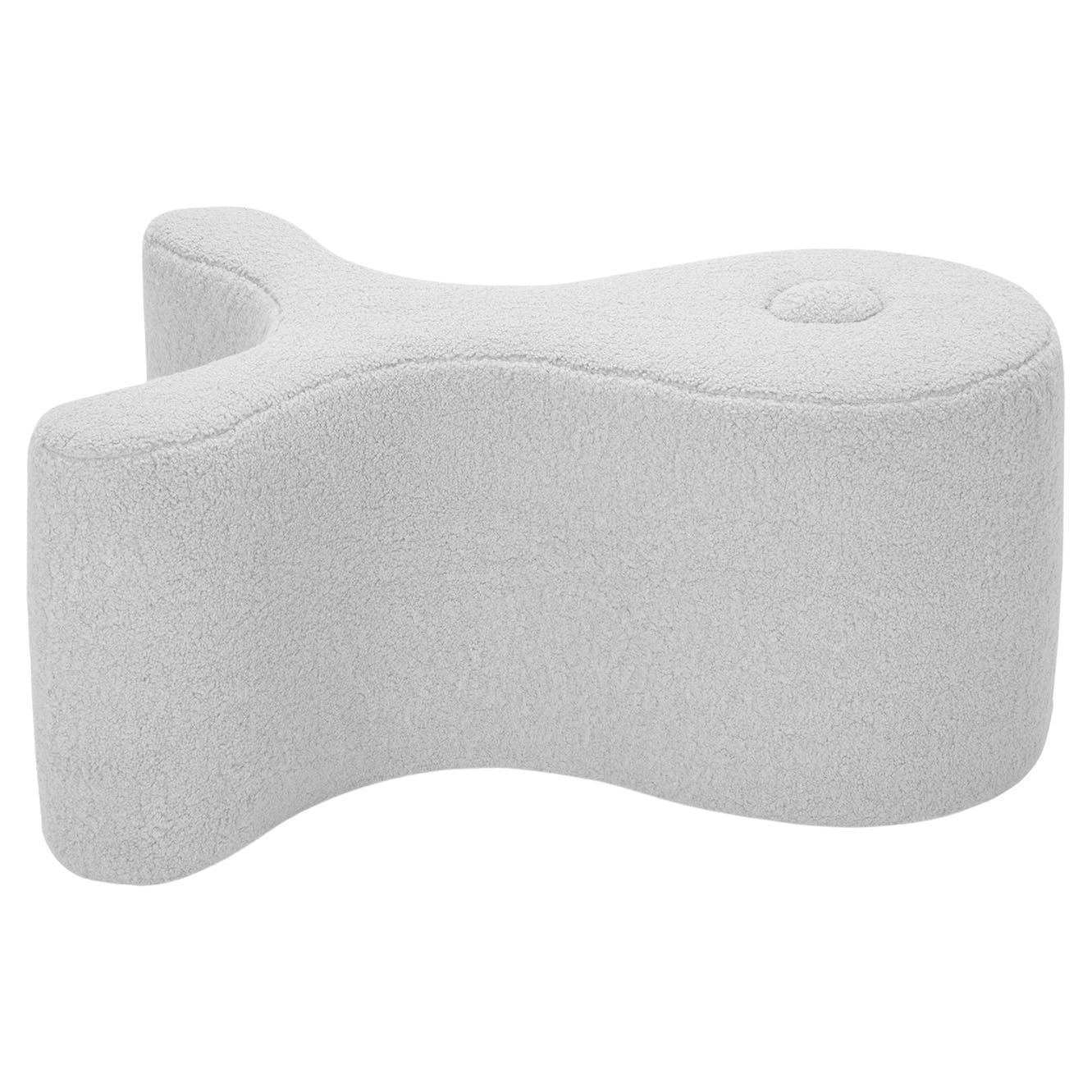 Fisk White Pouf By Simone Micheli For Sale