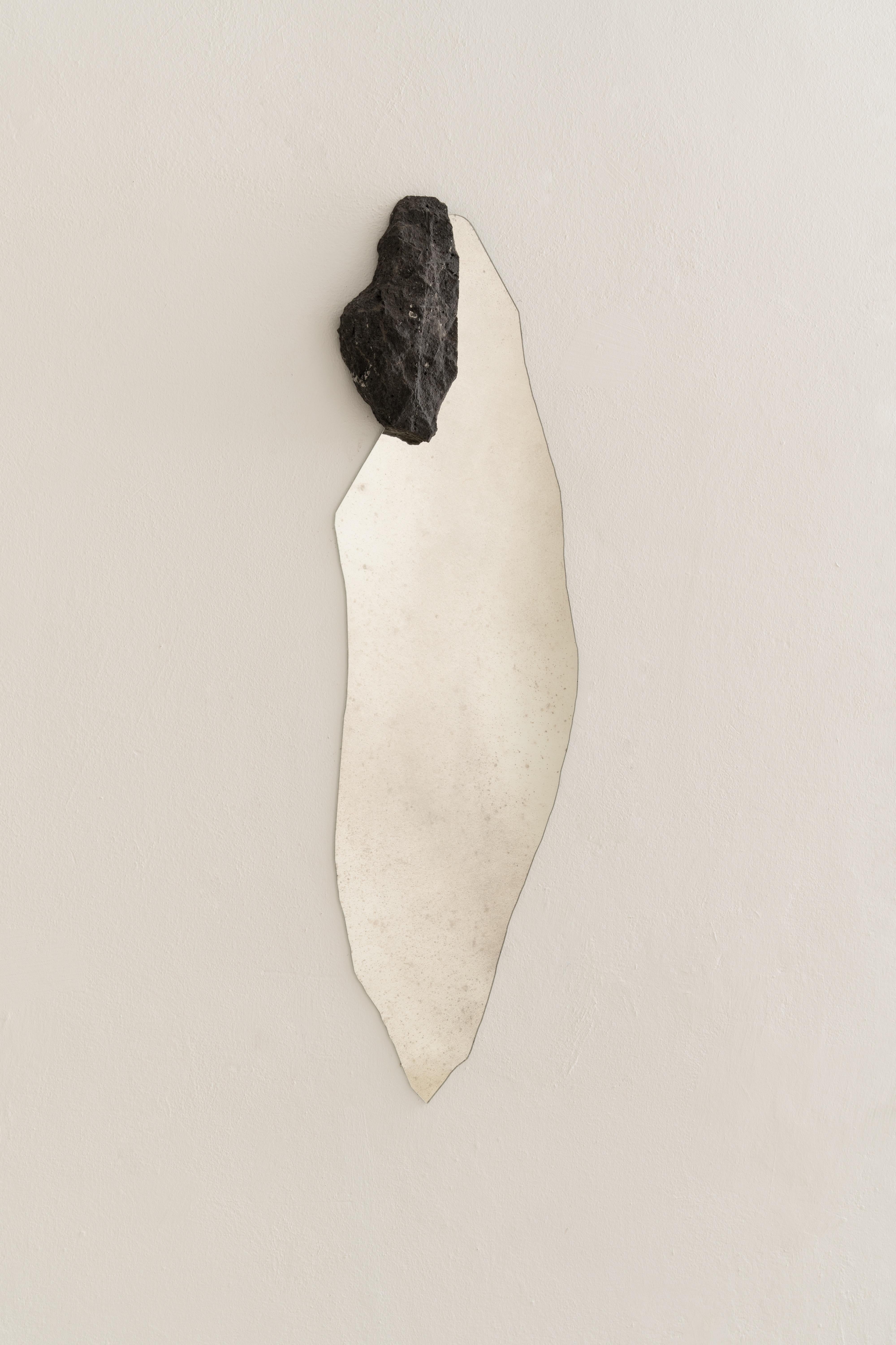 Fissura Wall Mirror by Andres Monnier
Unique Piece.
Dimensions: D 6 x W 40 x H 140 cm.
Materials: Black volcanic stone and mirror.

Treko Concrete is a Mexican studio based in Ensenada, that aims to create functional handcrafted furniture and