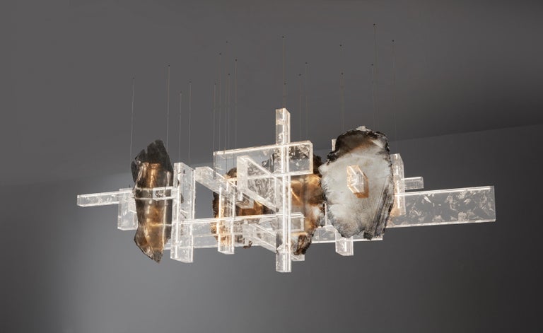 Contemporary Fissure Chandelier V2 For Sale