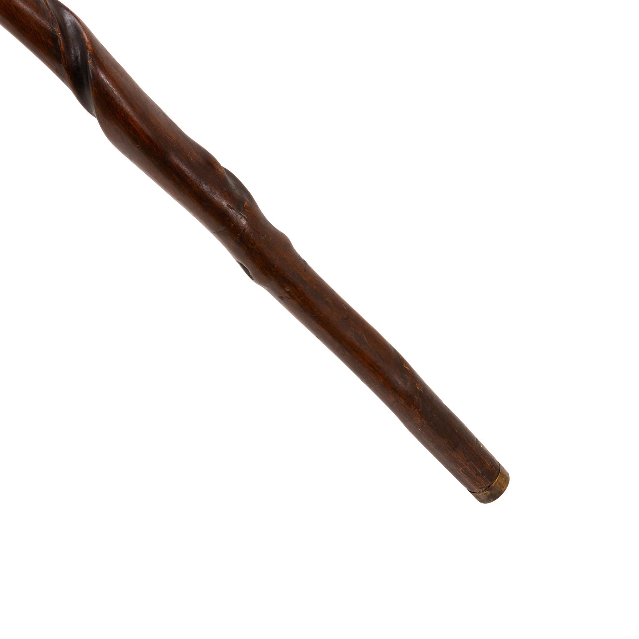 American Fist Corkscrew Sword Cane For Sale