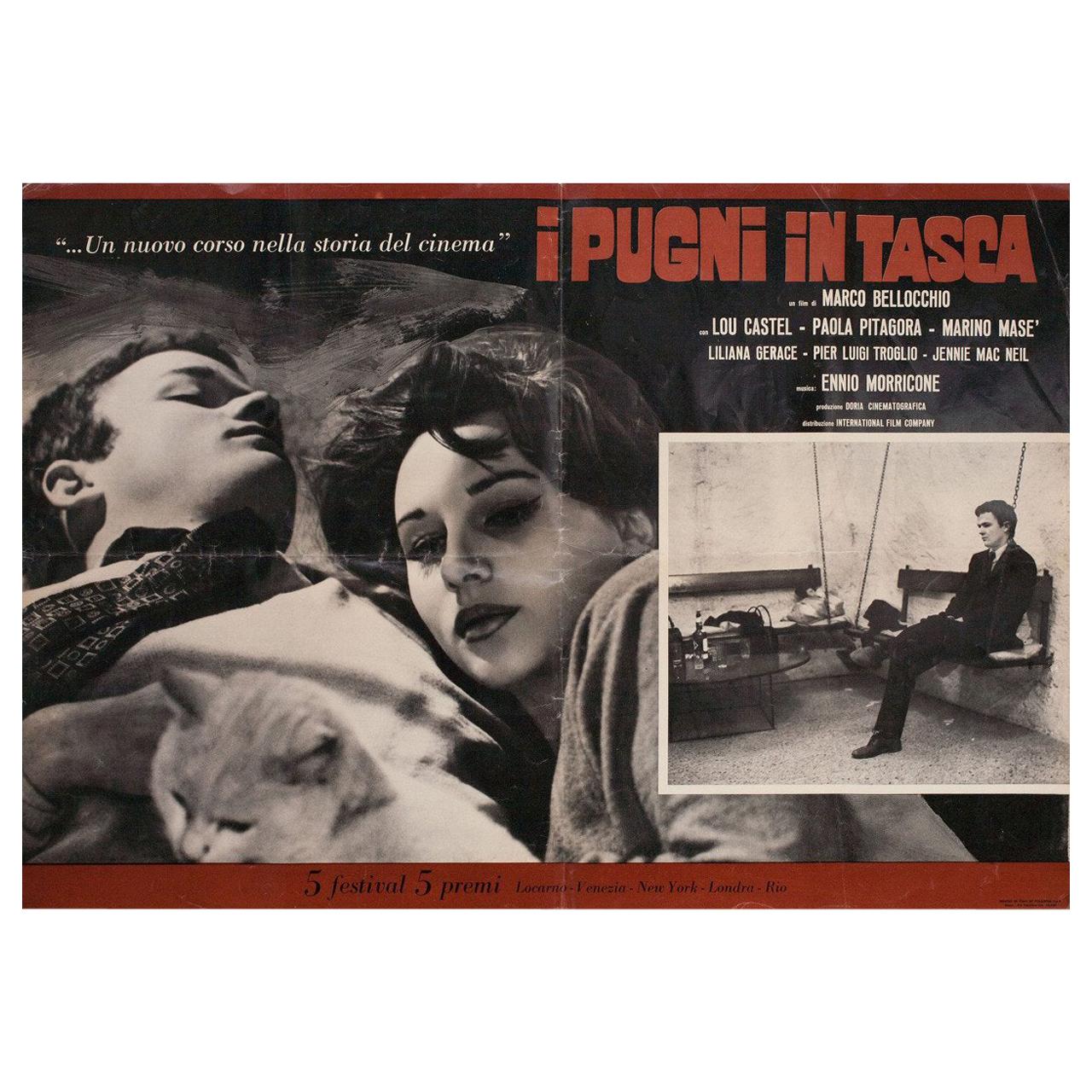 Fists in the Pocket 1965 Italian Fotobusta Film Poster