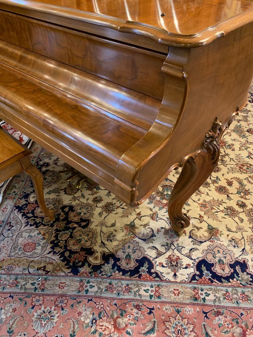 Fit for a King Steinway Louis XV Grand Piano in Beautiful Circassian Walnut 1