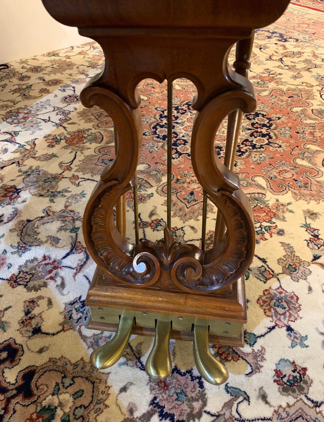 Fit for a King Steinway Louis XV Grand Piano in Beautiful Circassian Walnut 6