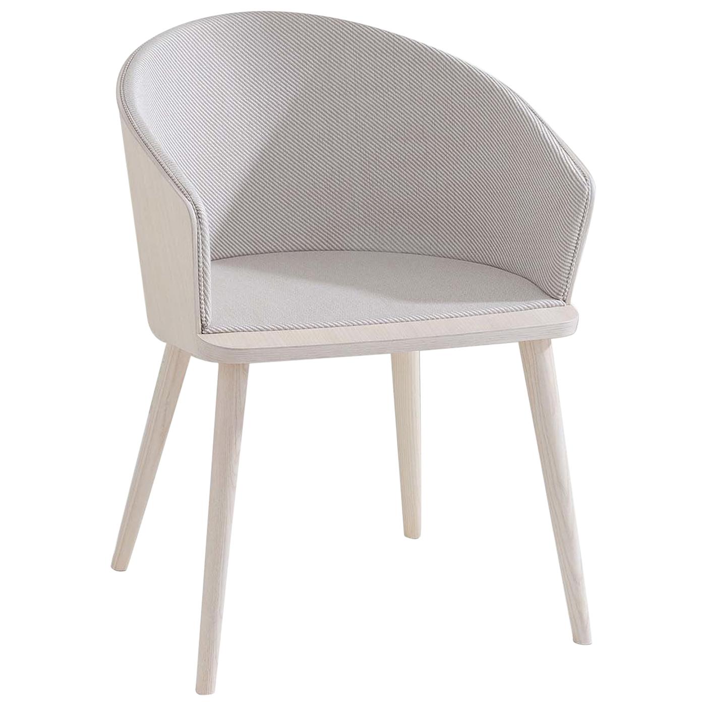 Fitt Hug 046 Cream and Gray Chair by Victor Carrasco