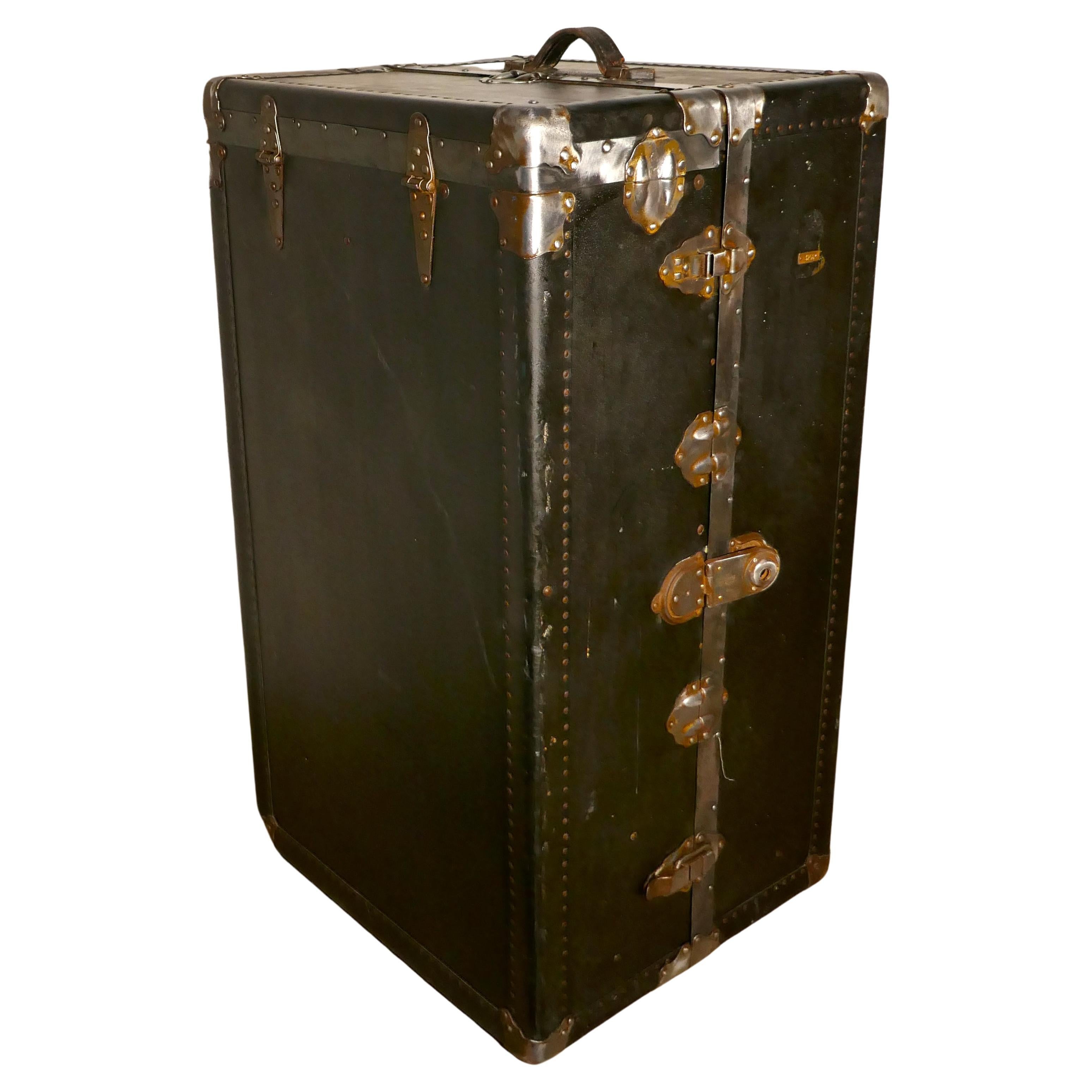 Fitted Steamer Trunk or Cabin Wardrobe, by Excelsior USA  A Superb piece   For Sale