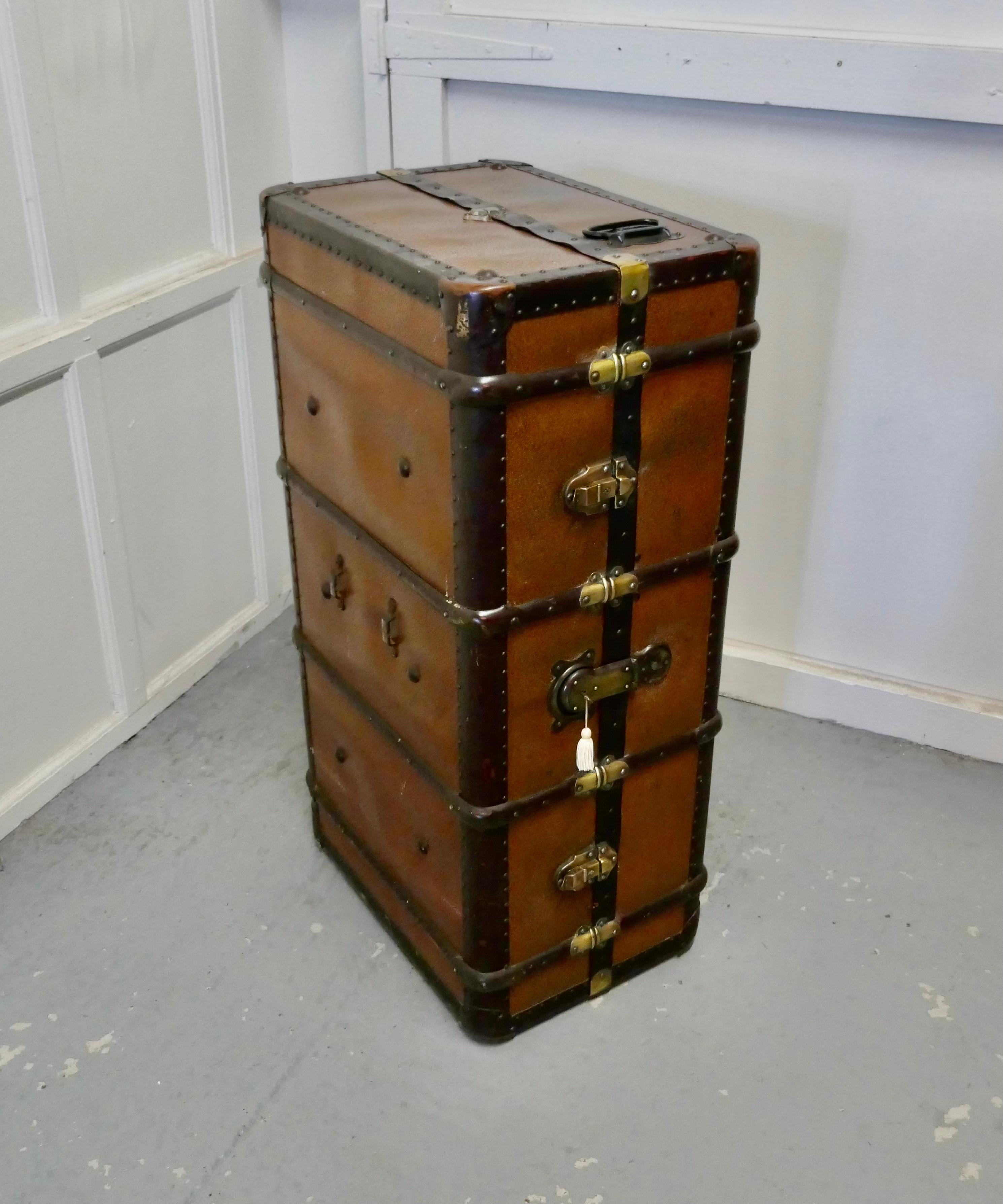 steamer trunk dresser