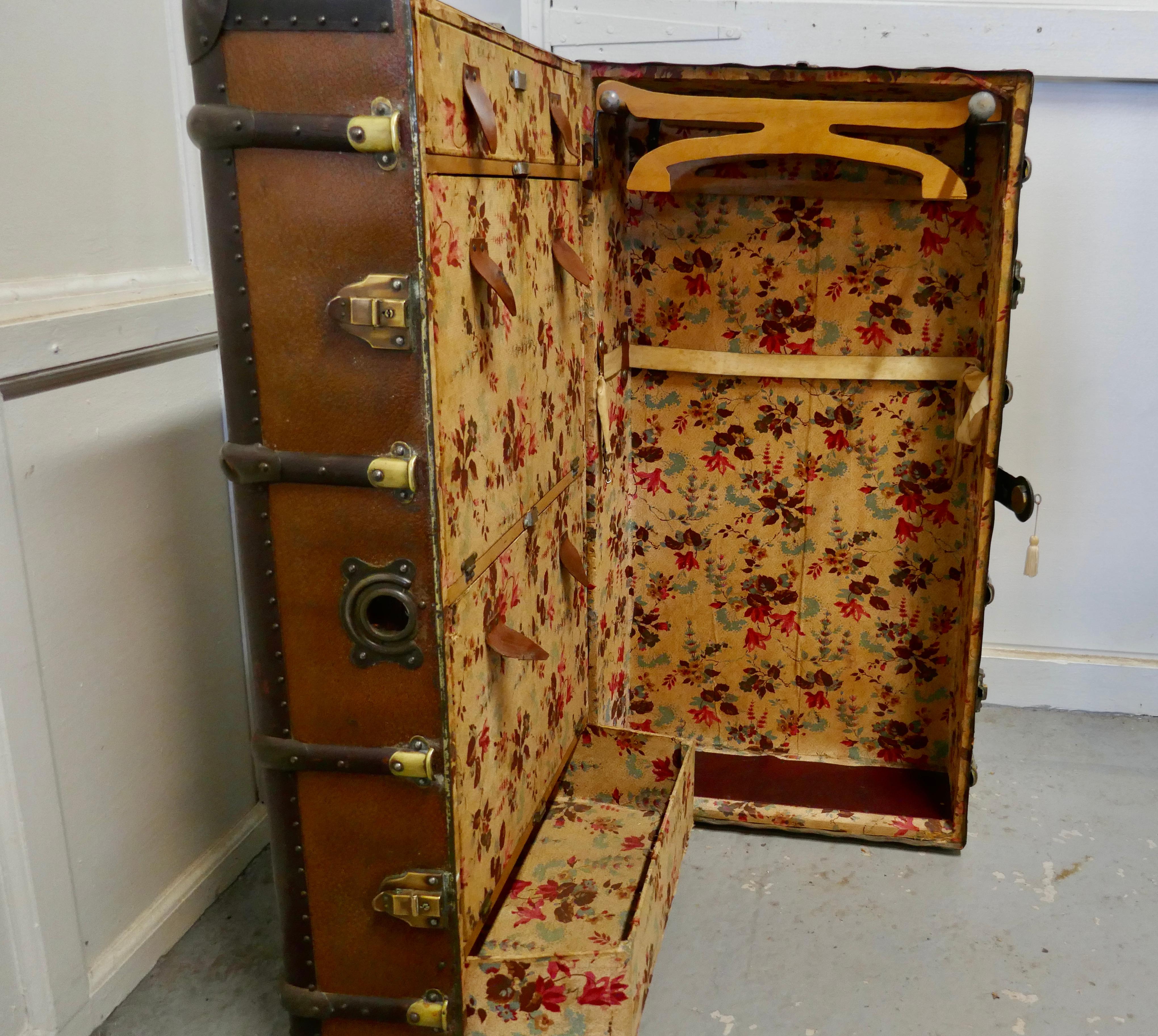 Fitted Steamer Trunk or Cabin Wardrobe 1