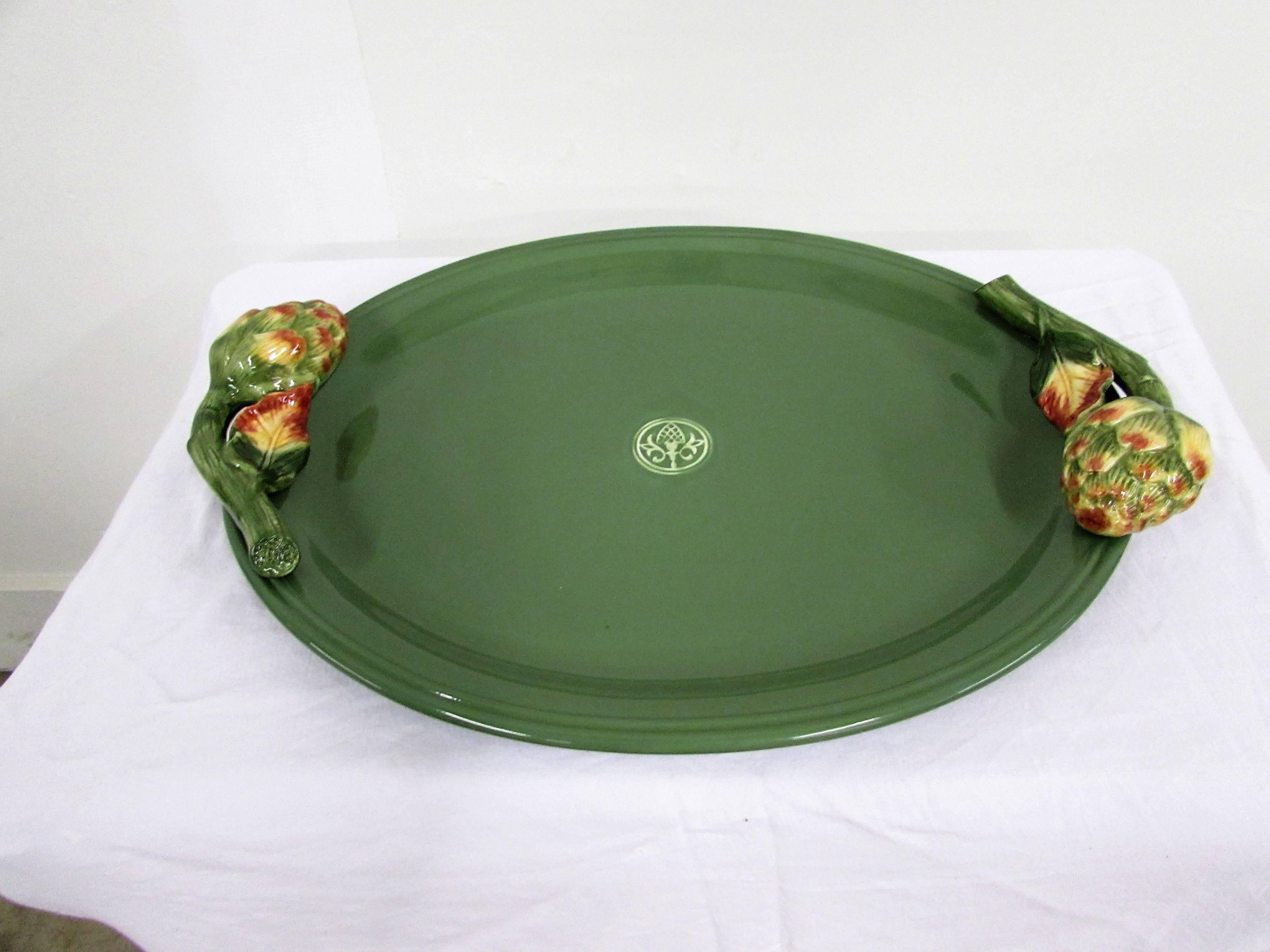 Fitz and Floyd 1960s Giardino Faience Tureen For Sale 2