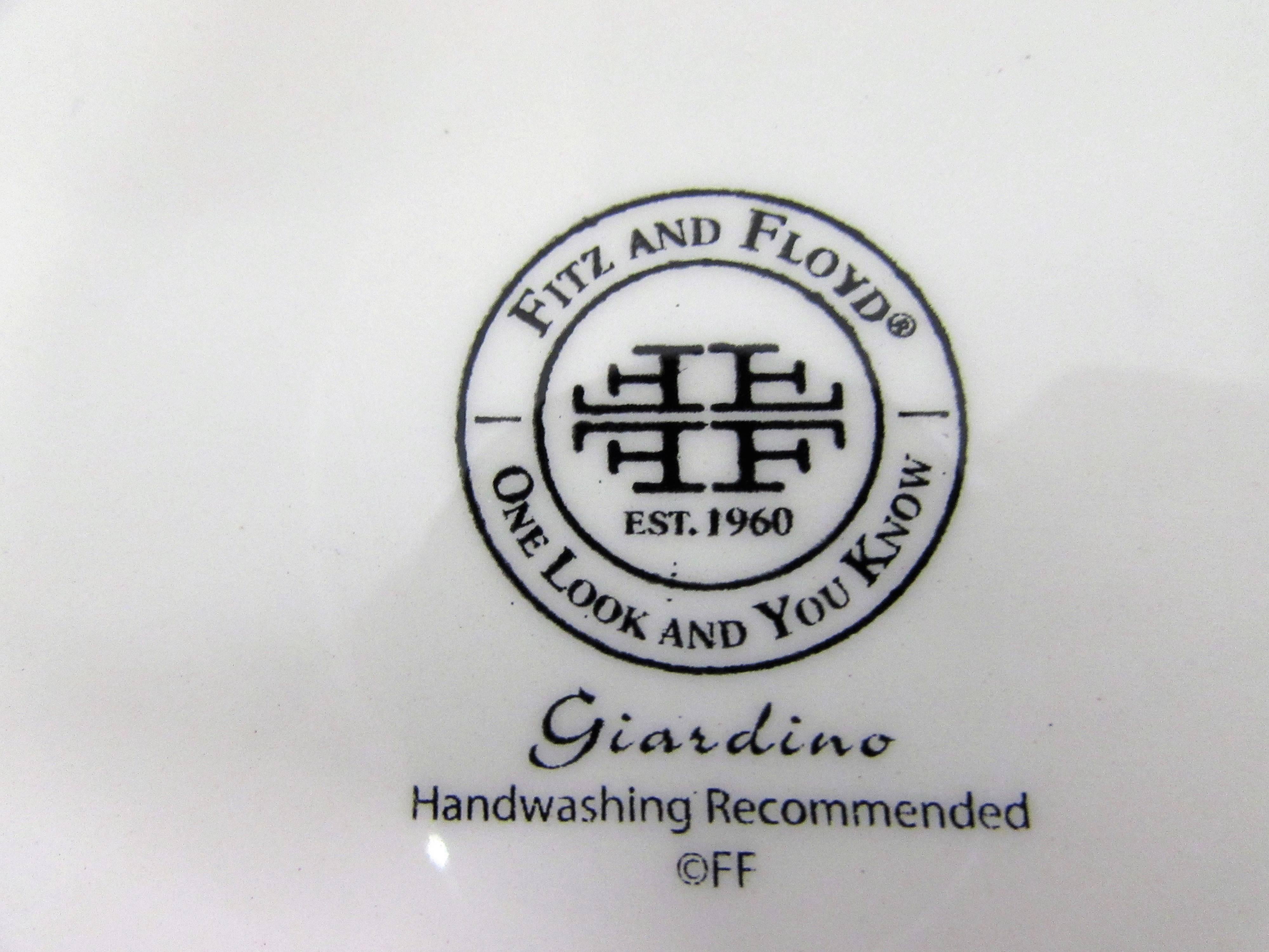 Fitz and Floyd 1960s Giardino Faience Tureen For Sale 1