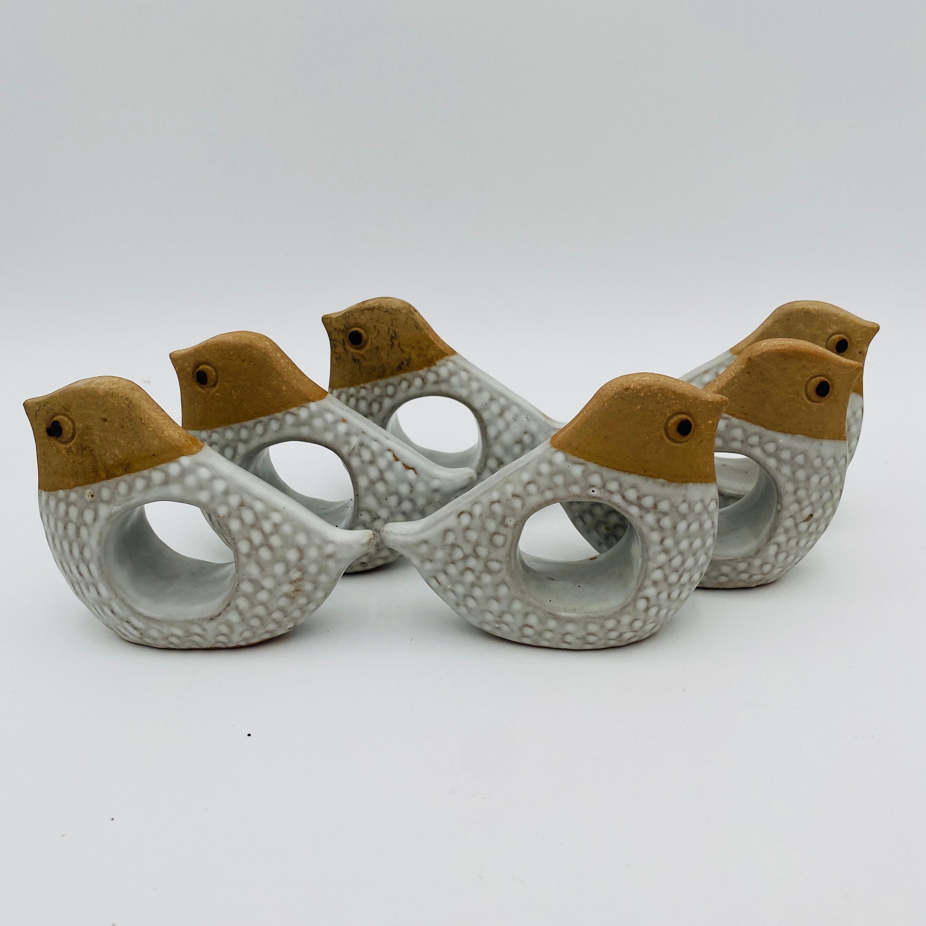 Porte-serviettes oiseaux en céramique Fitz and Floyd, Japon, 1970 en vente 3