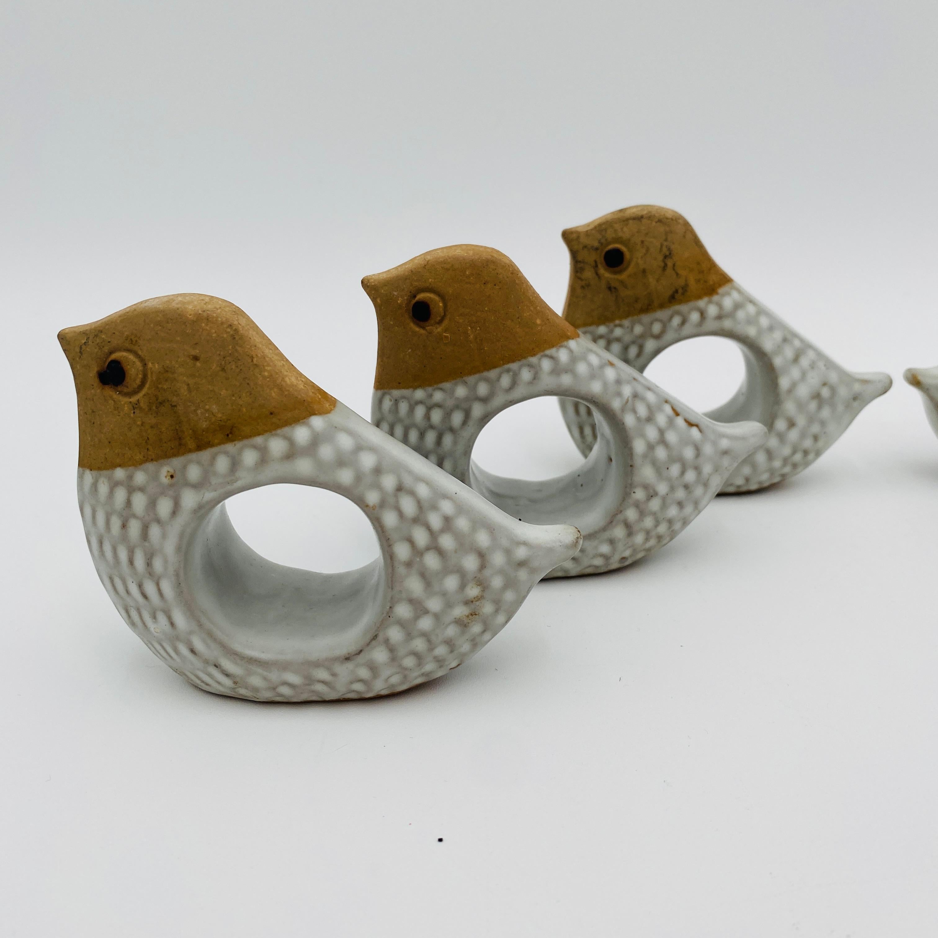 Porte-serviettes oiseaux en céramique Fitz and Floyd, Japon, 1970 en vente 4