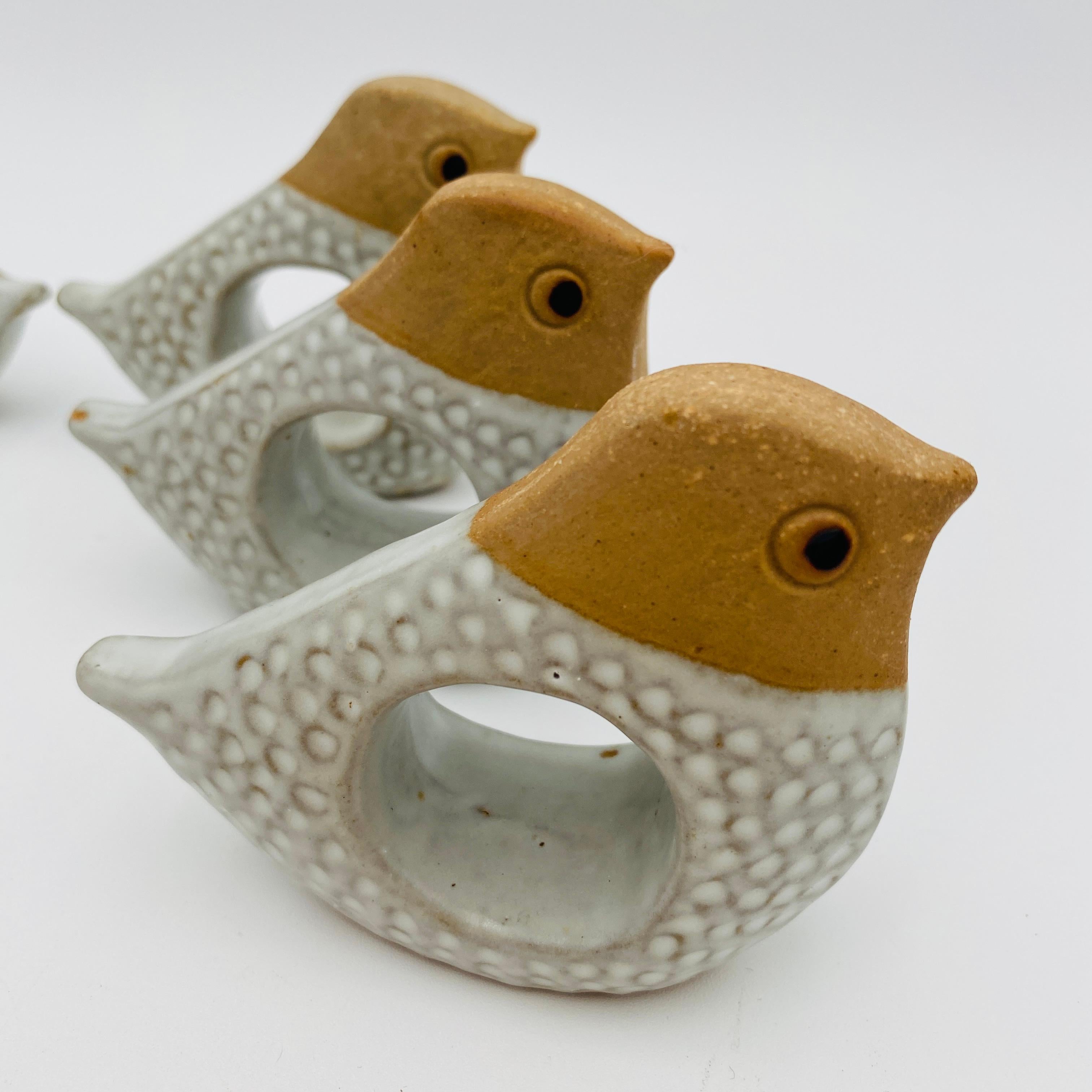 Porte-serviettes oiseaux en céramique Fitz and Floyd, Japon, 1970 en vente 5