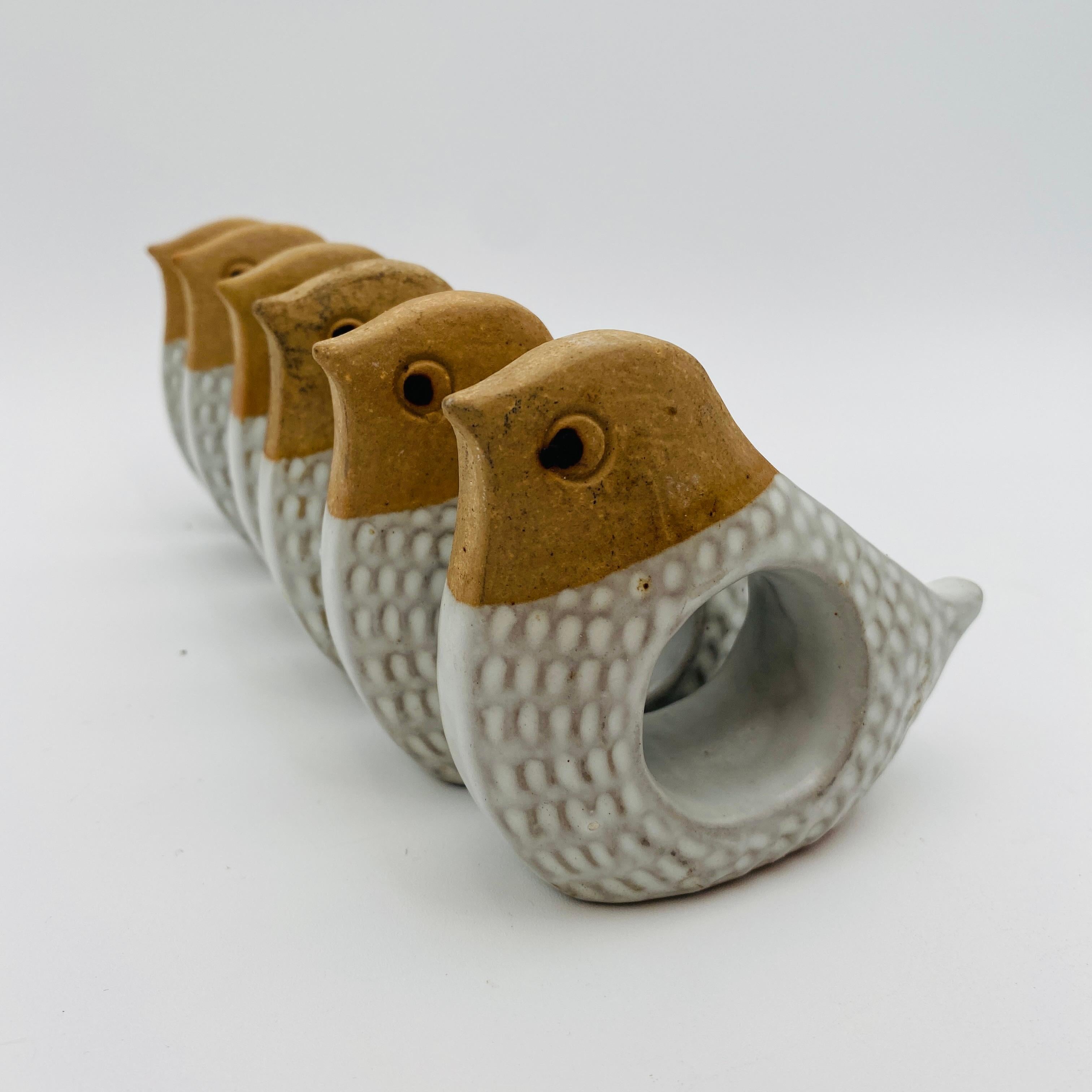 Porte-serviettes oiseaux en céramique Fitz and Floyd, Japon, 1970 en vente 6