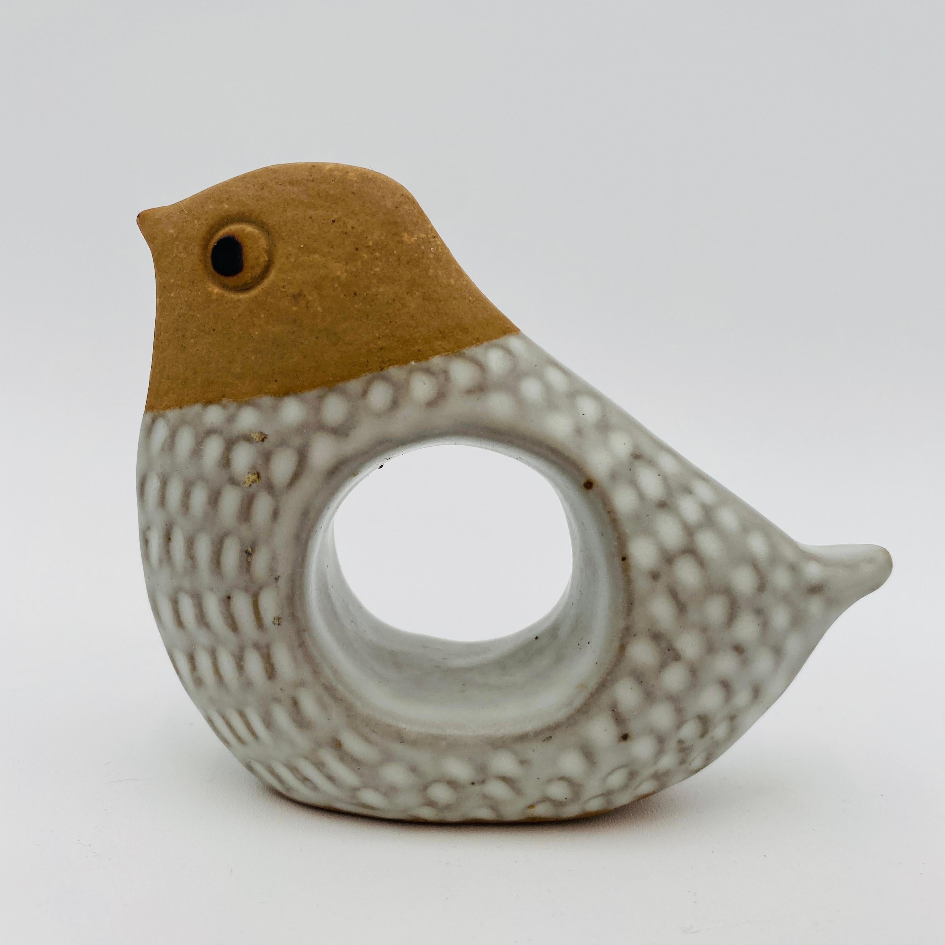 Porte-serviettes oiseaux en céramique Fitz and Floyd, Japon, 1970 Bon état - En vente à San Juan Capistrano, CA
