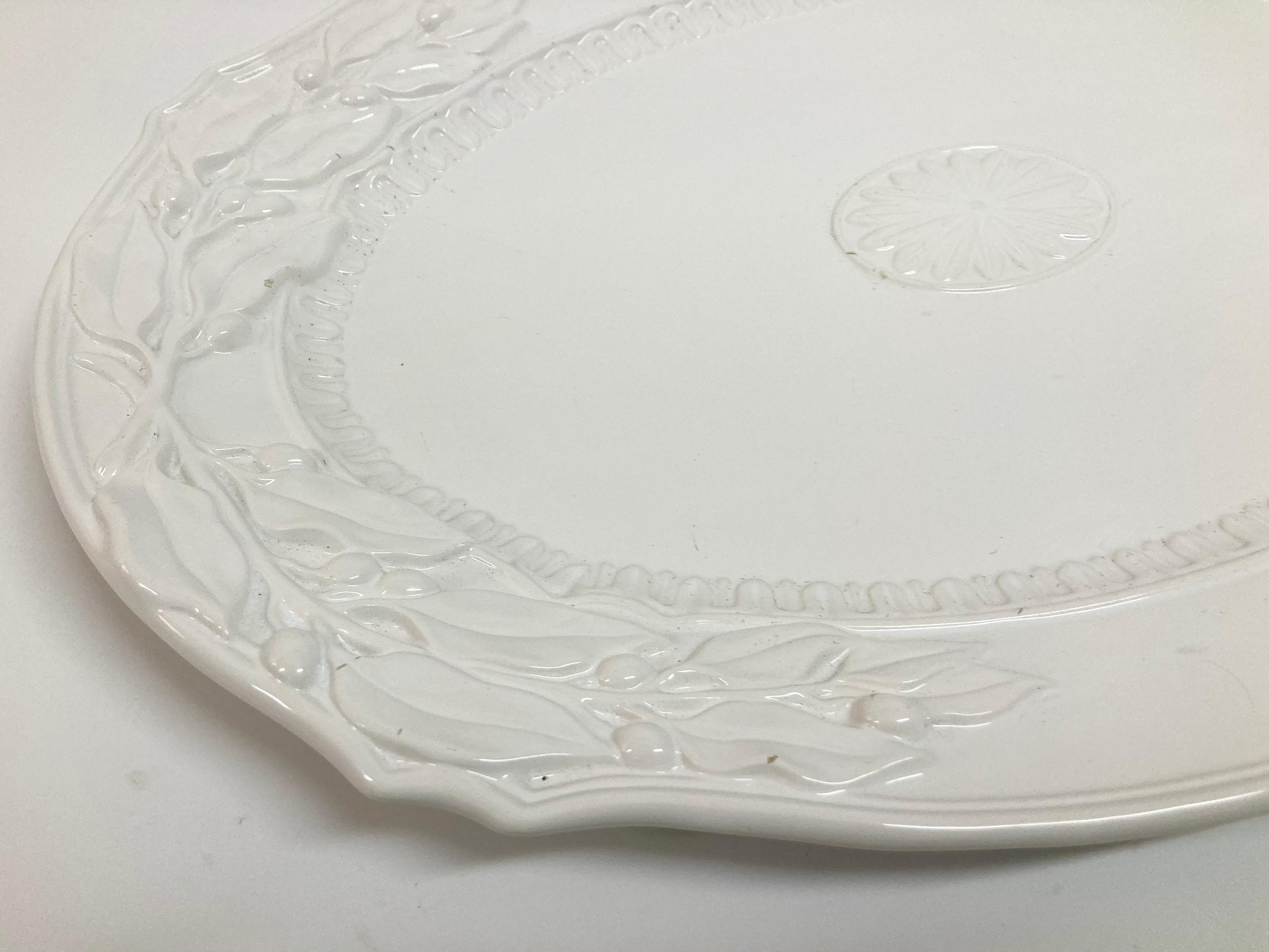 Late 20th Century Fitz and Floyd Chateau Platter #1 For Sale