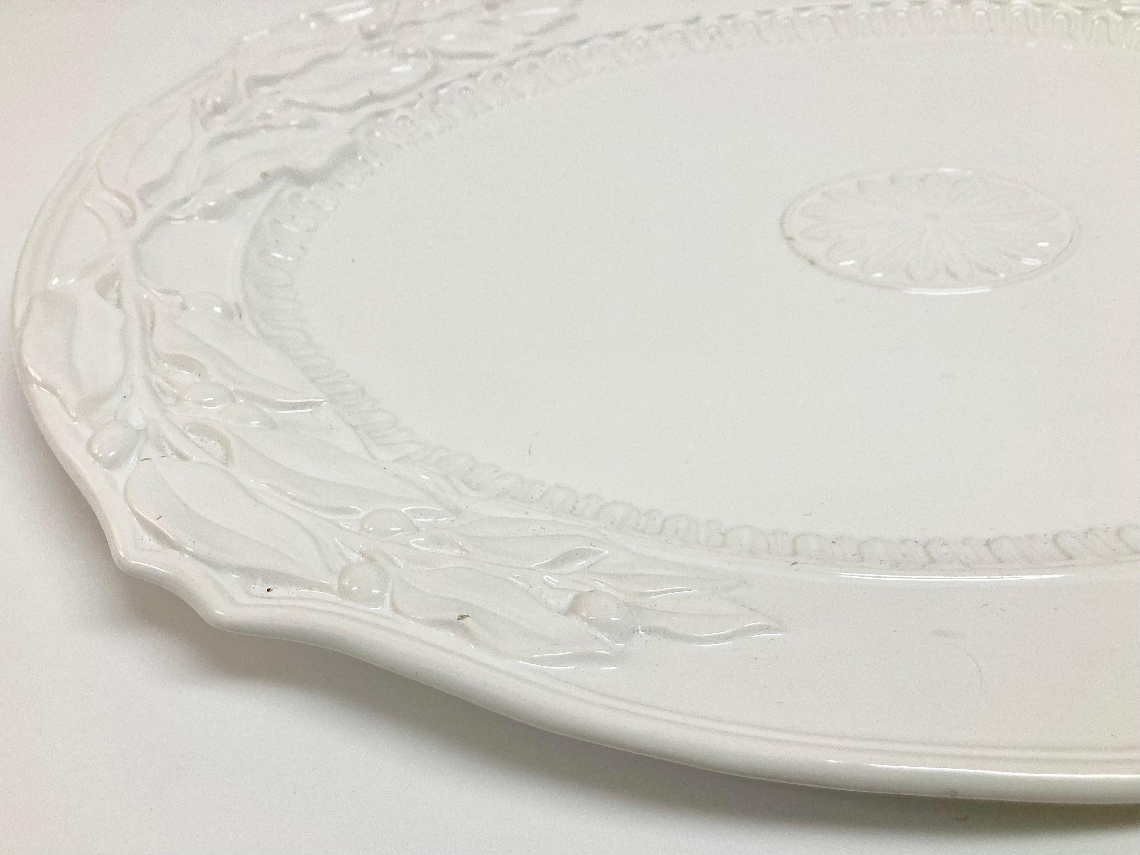 Ceramic Fitz and Floyd Chateau Platter #1 For Sale