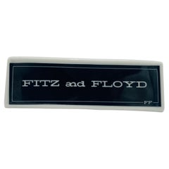 Fitz and Floyd Porcelain Shelf Dealer Display Sign