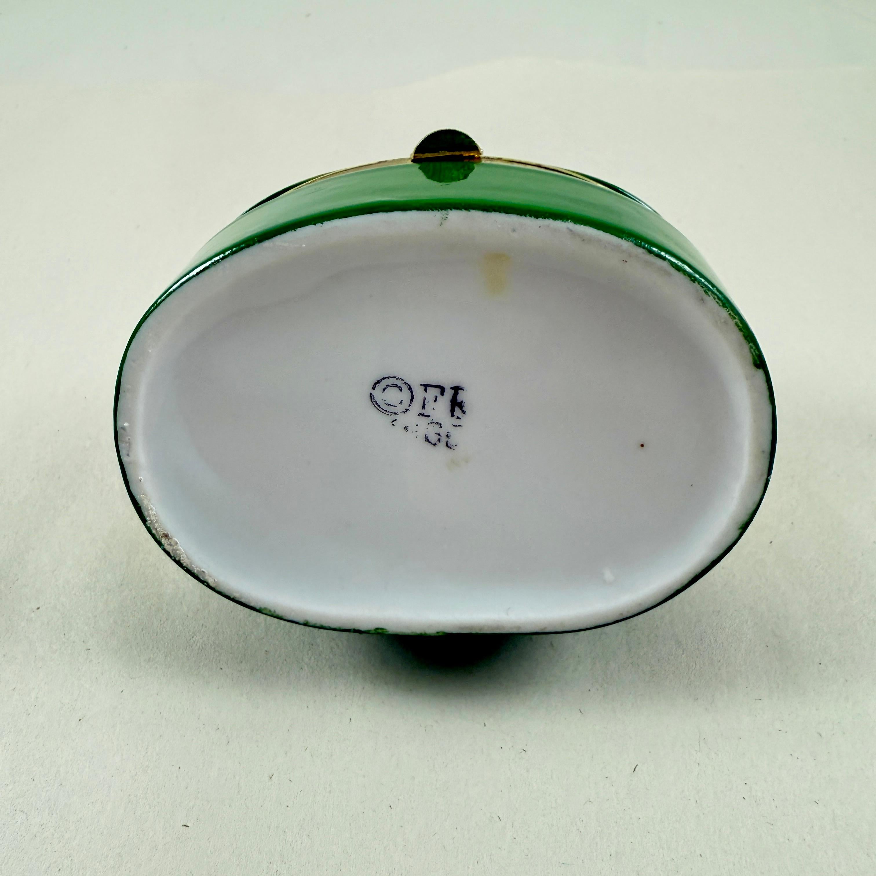 Fitz and Floyd Spotted Dogs Porcelain Trinket Box For Sale 3