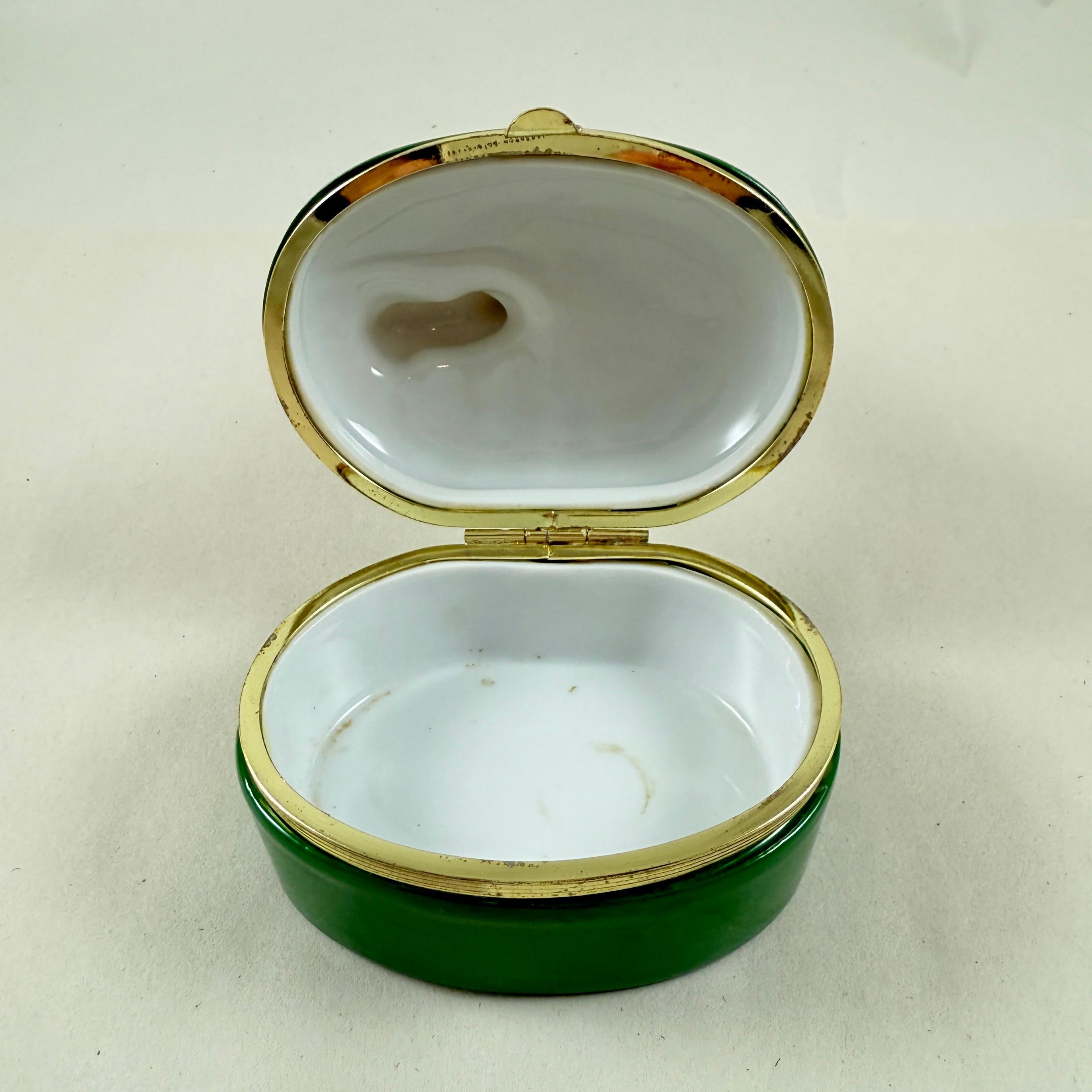Fitz and Floyd Spotted Dogs Porcelain Trinket Box For Sale 2