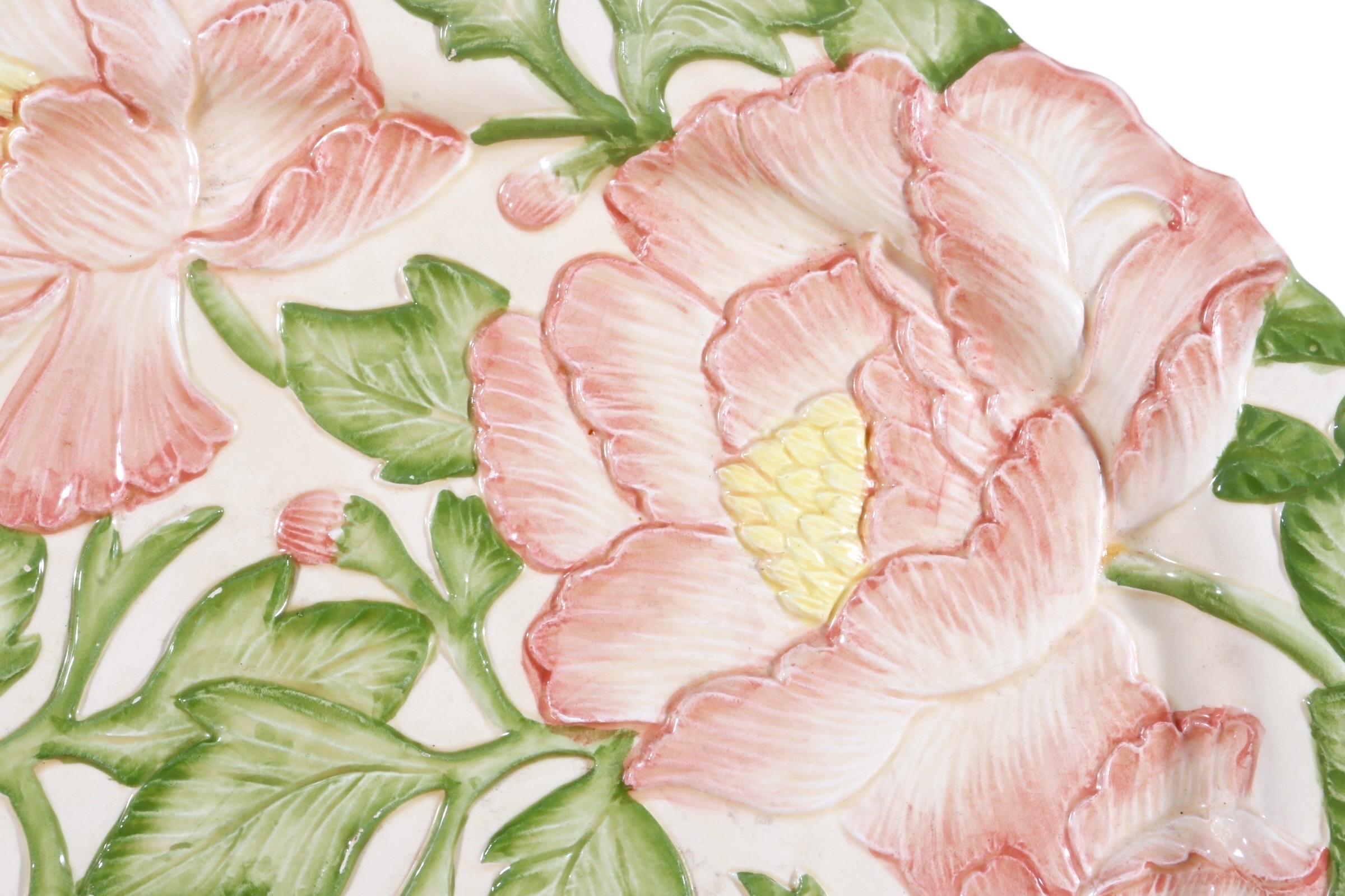 Japanese Fitz and Floyd ‘Tuileries’ Ceramic Serving Platter For Sale