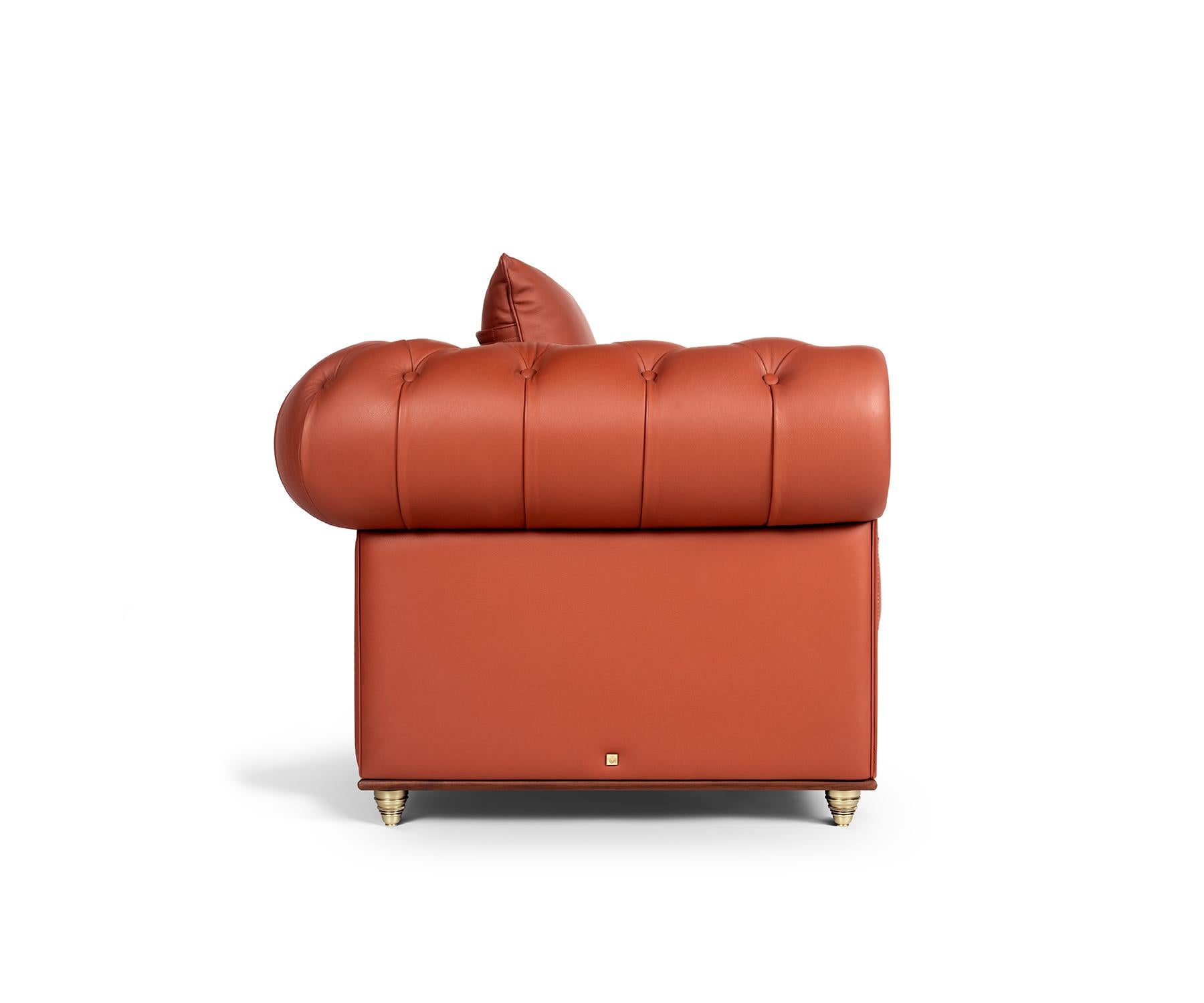 Fitz Chesterfield Sofa by Madheke im Zustand „Neu“ im Angebot in Gurugram, IN