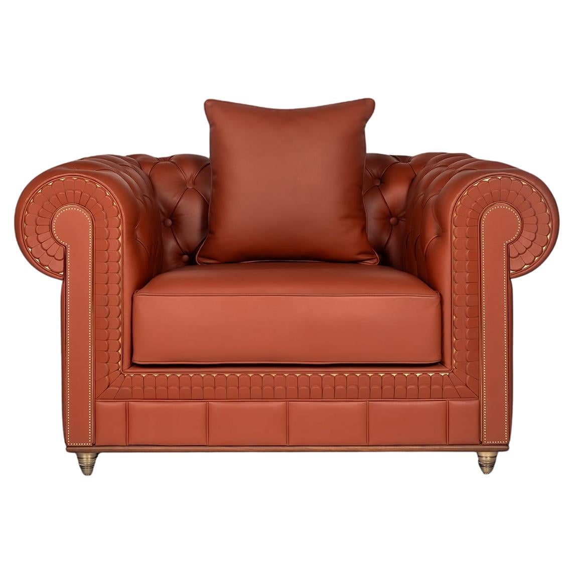 Fitz Chesterfield Sofa by Madheke im Angebot