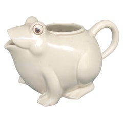 Fitz & Floyd Vintage Pottery Frog Creamer