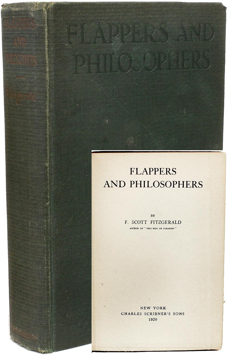 Early 20th Century FITZGERALD, F. Scott. Flappers And Philosophers. (FIRST EDITION - 1920)