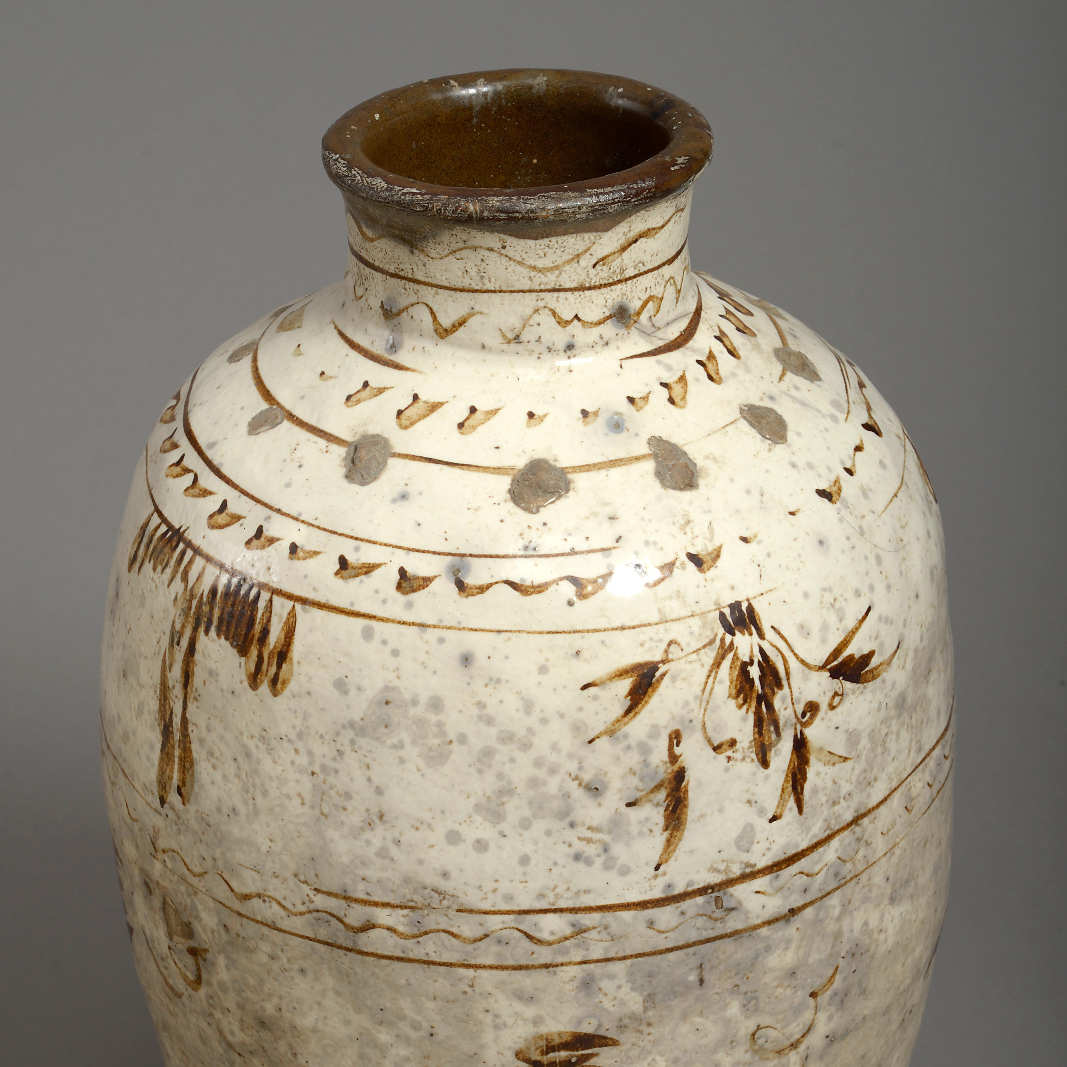 Fired Five 16th Century Ming Period Cizhou Vases