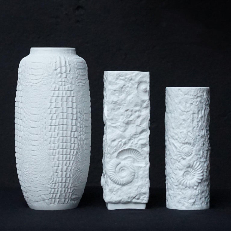 Five 1960s German Relief Vases AK Kaiser, Thomas Germany and Royal