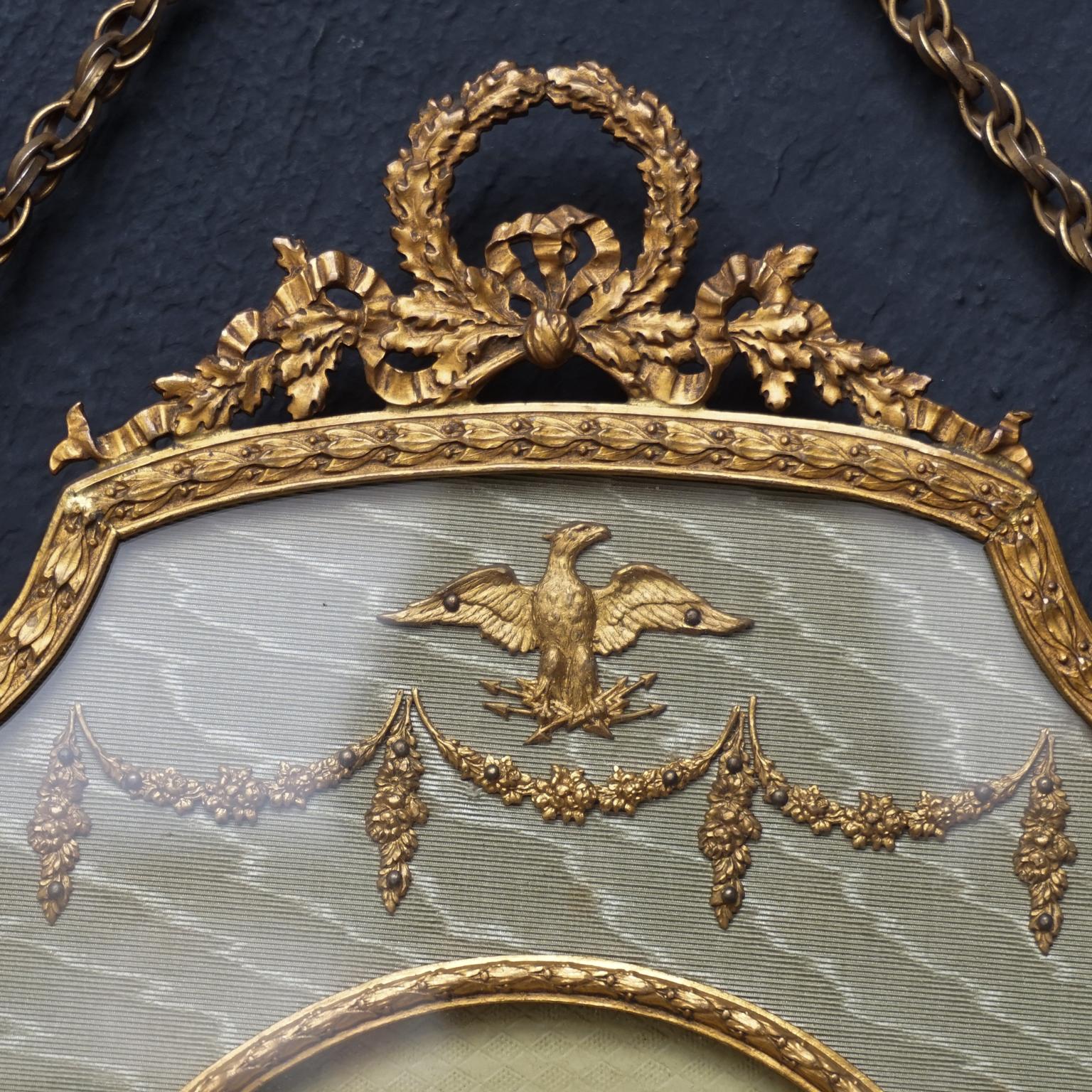 Five 19th Century French Bronze Ormolu Gilt Belle Époque Hanging Picture Frames 2