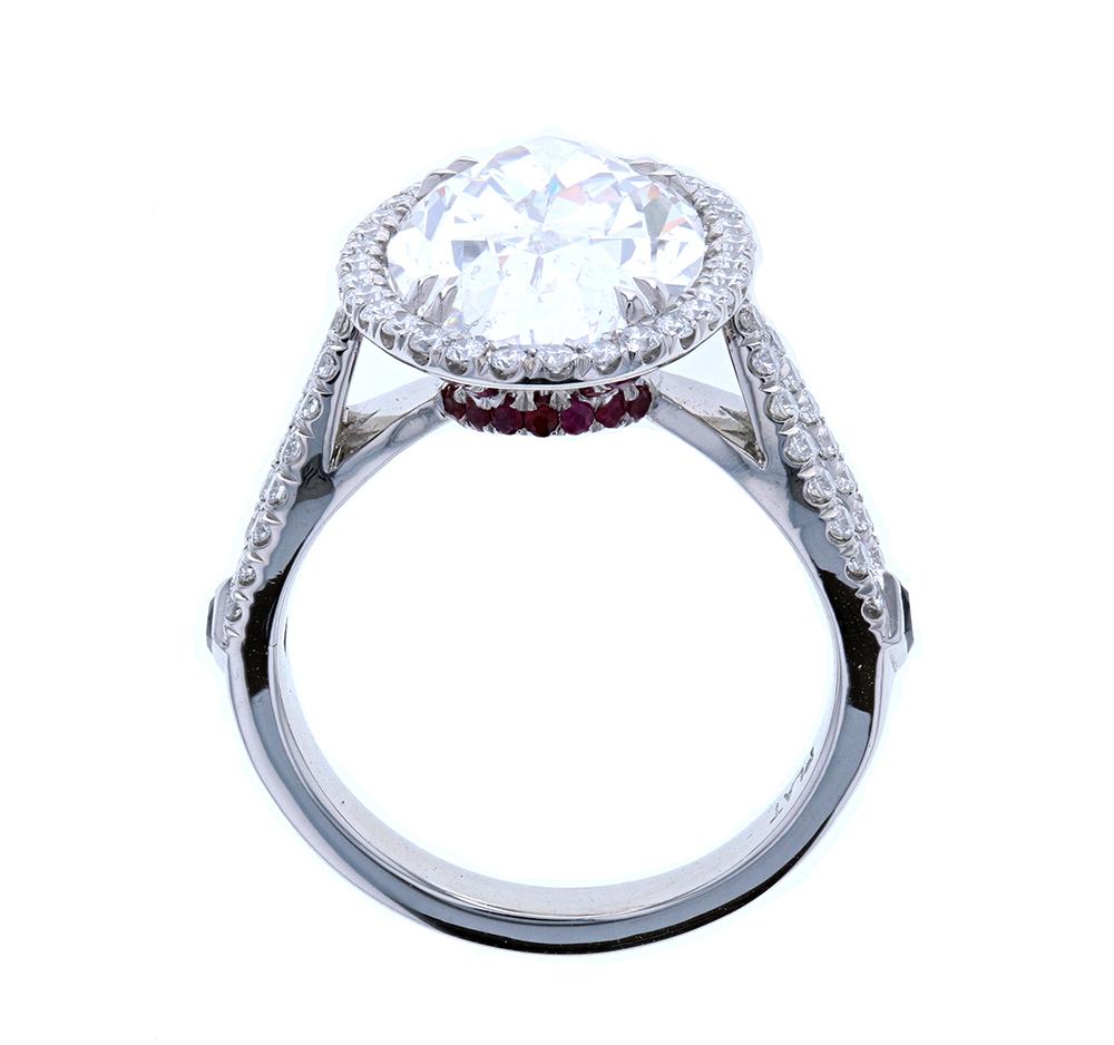 5 carat oval diamond ring