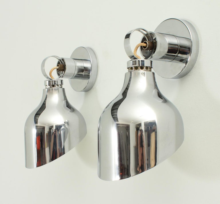 Mid-20th Century Five AM/AS Sconces by Franco Albini for Sirrah, Italy, 1969 For Sale